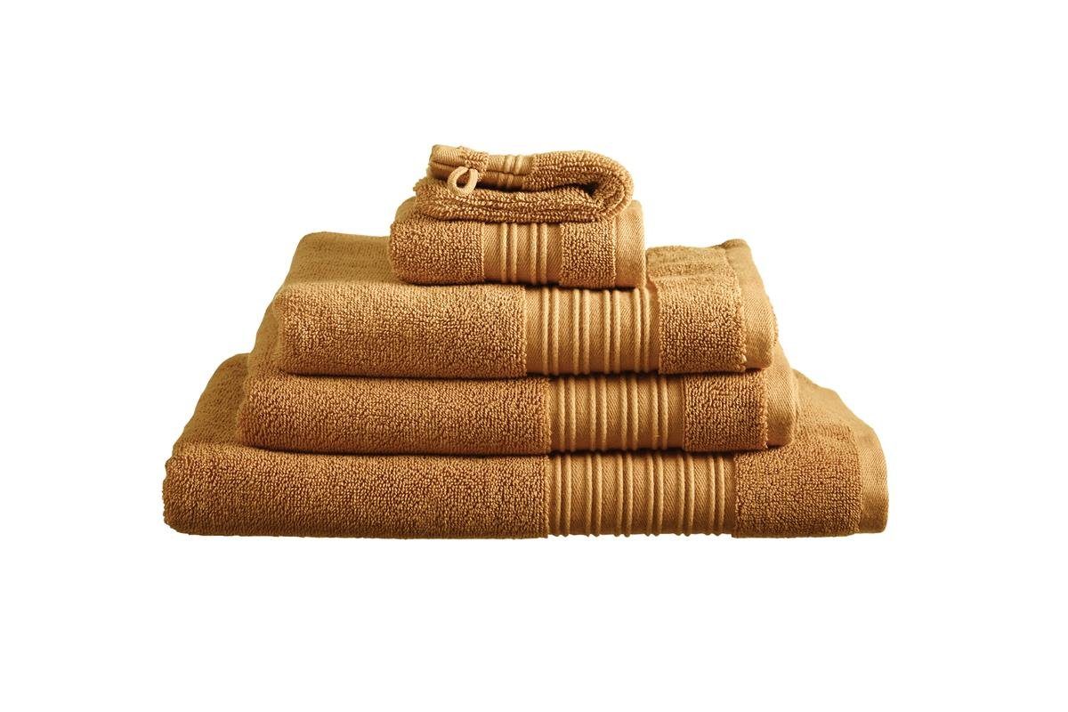 Beddinghouse Handtuch Sheer Ochre 30X50 Set A 3 Ocker Baumwoll-Frottee, Baumwoll-Frottee