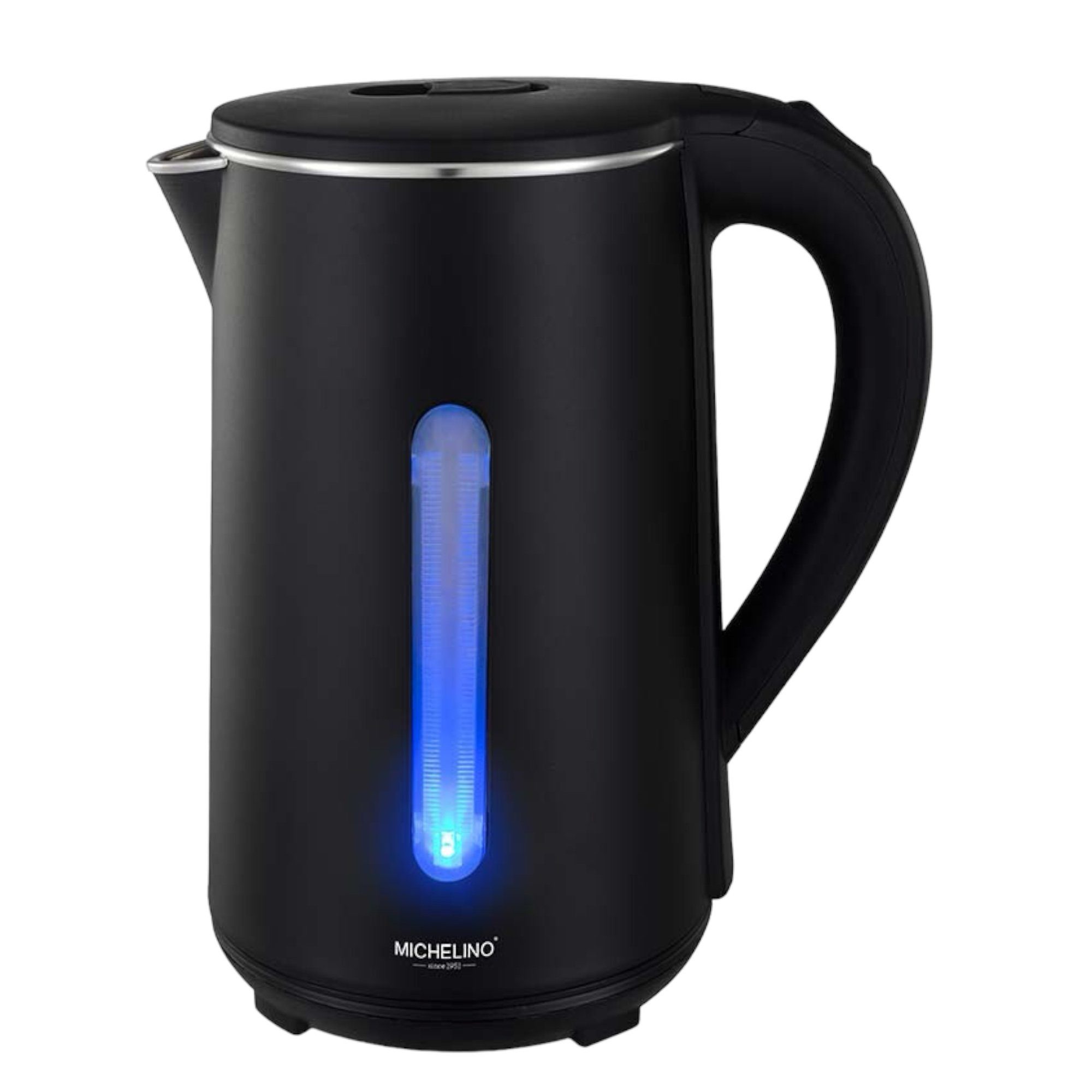 Michelino Wasserkocher Michelino Edelstahl-Wasserkocher 1,8L, 2200 W