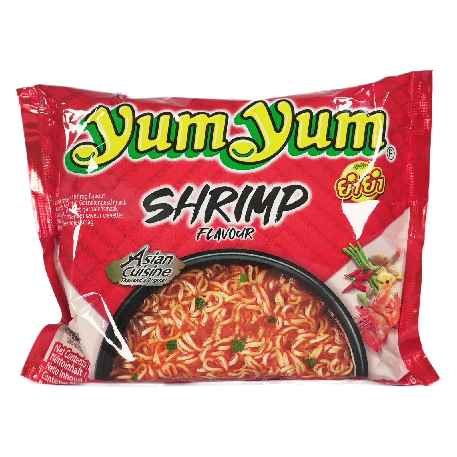 Yum Yum Fertiggericht Yum Yum Instantnudel Shrimp 30x60g