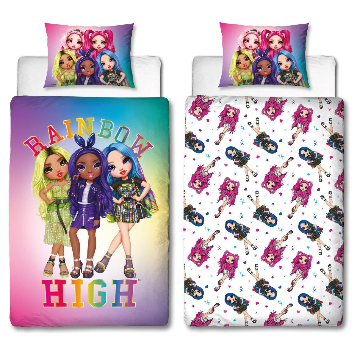 Rainbow High Bettwäsche Rainbow High Bettwäsche-Set günstig online kaufen