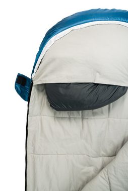 Grüezi bag Mumienschlafsack Mikrofaser, Cloud Cotton Comfort Links, Körpergröße 160-191cm, 1600g