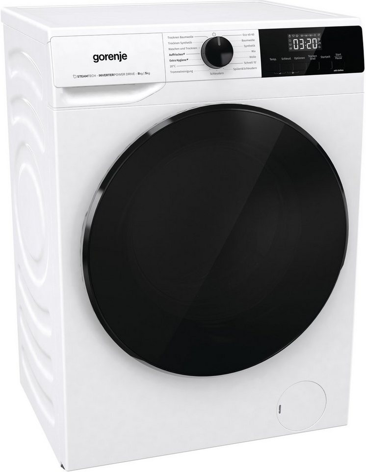 GORENJE Waschtrockner WD2A 854 ADPS/DE, 8 kg, 5 kg, 1400 U/min, PowerDrive  Motor