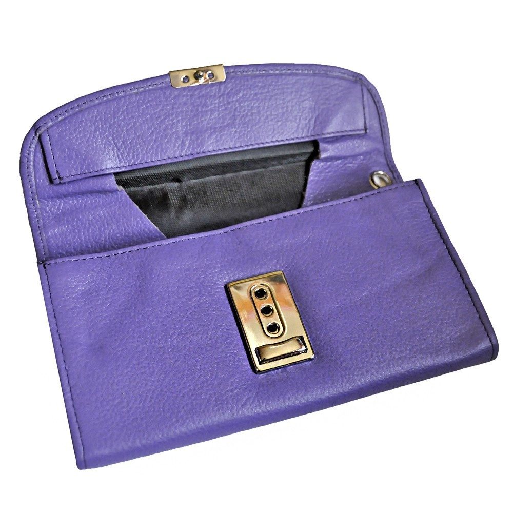 Hamosons Kellnerbörse Profi Kellnerbörse, Kellnergeldbeutel, Nappa-Leder, Violett, Hamosons