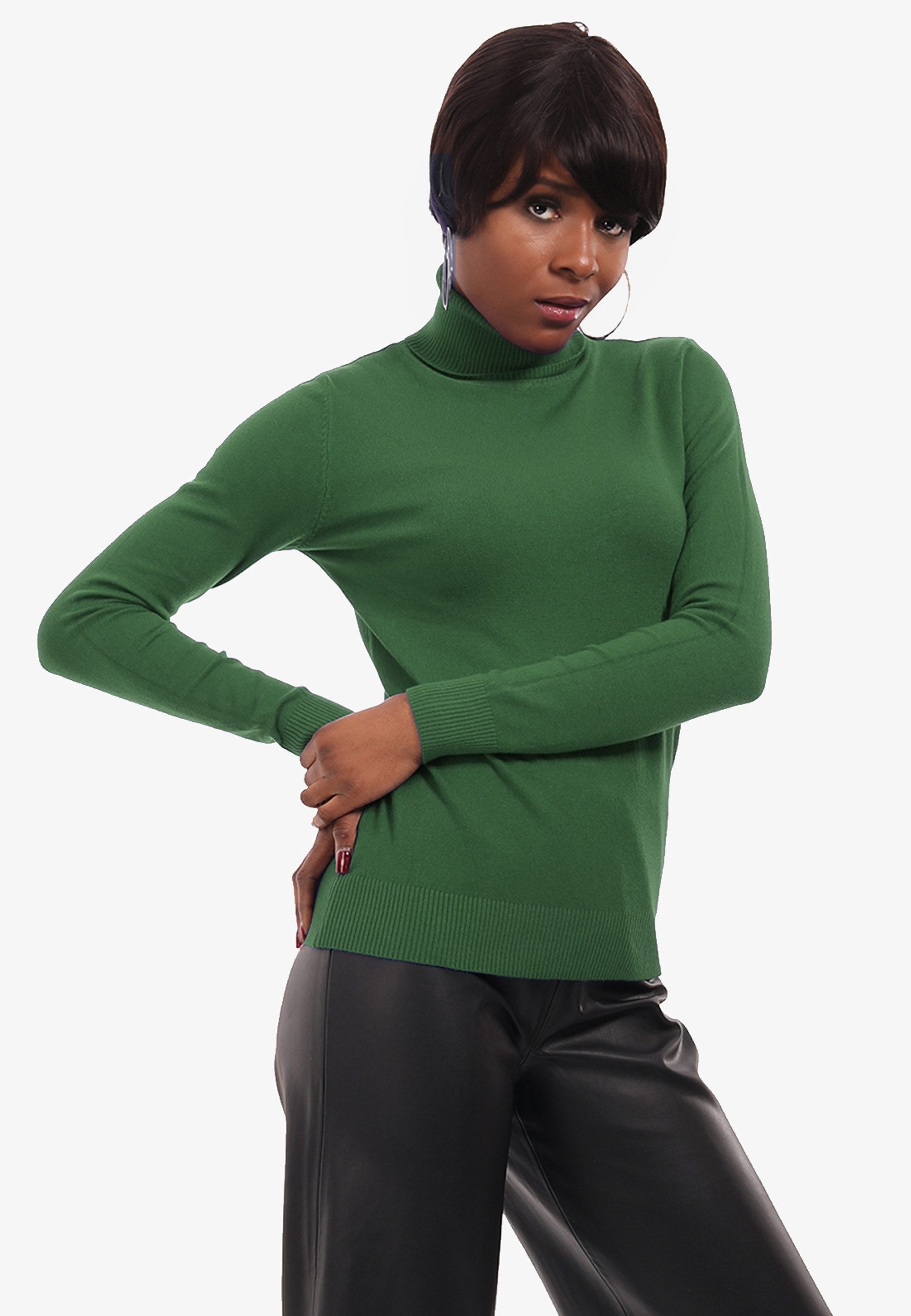 YC Fashion & Style Rollkragenpullover Feinstrick, günstig online kaufen