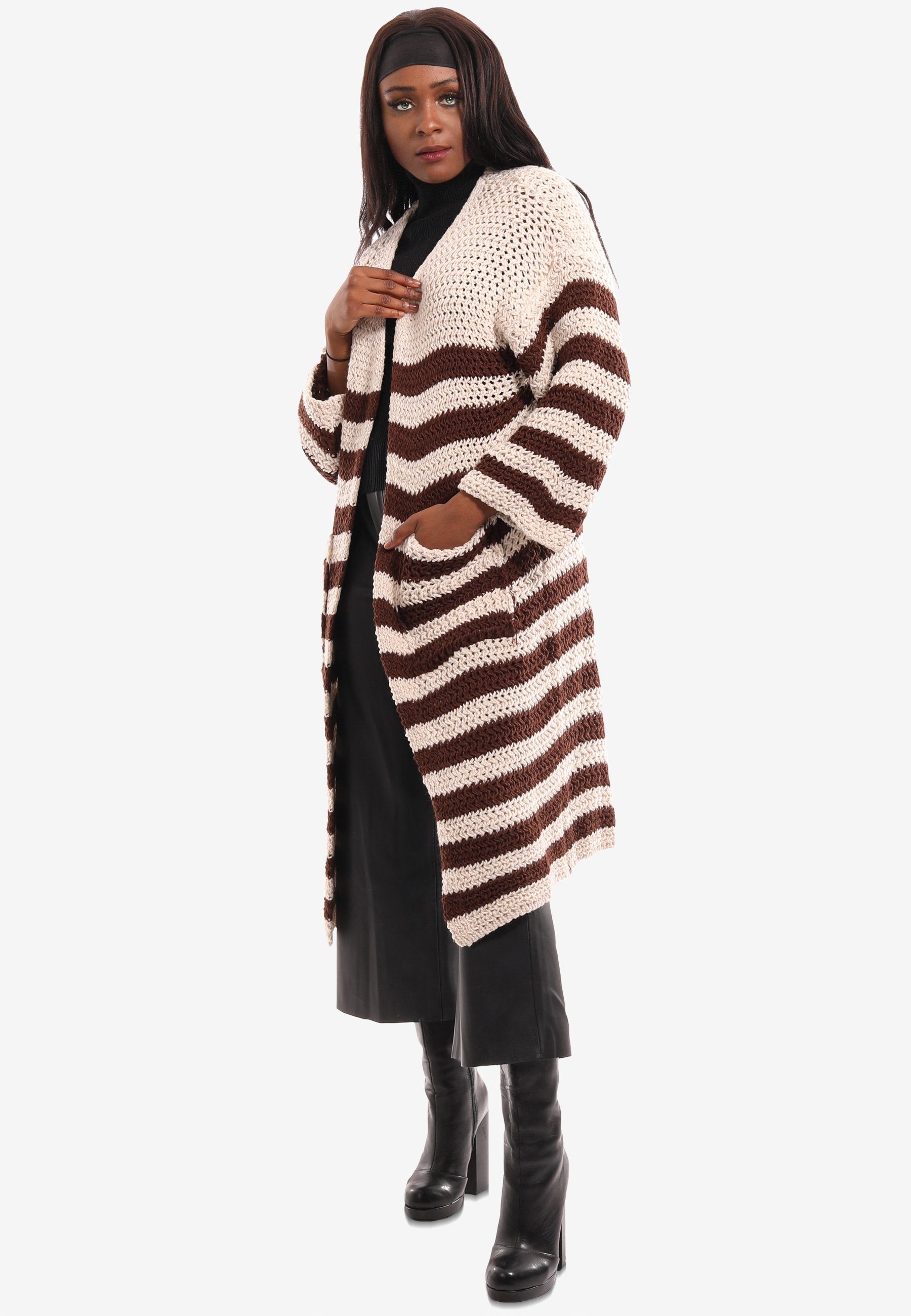 YC Fashion & Style Cardigan "Striped günstig online kaufen