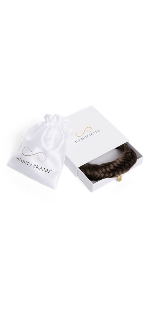 Infinity Braids Kunsthaar-Extension Infinity Braids Fishtail Braid Jolie Auburn Sugar