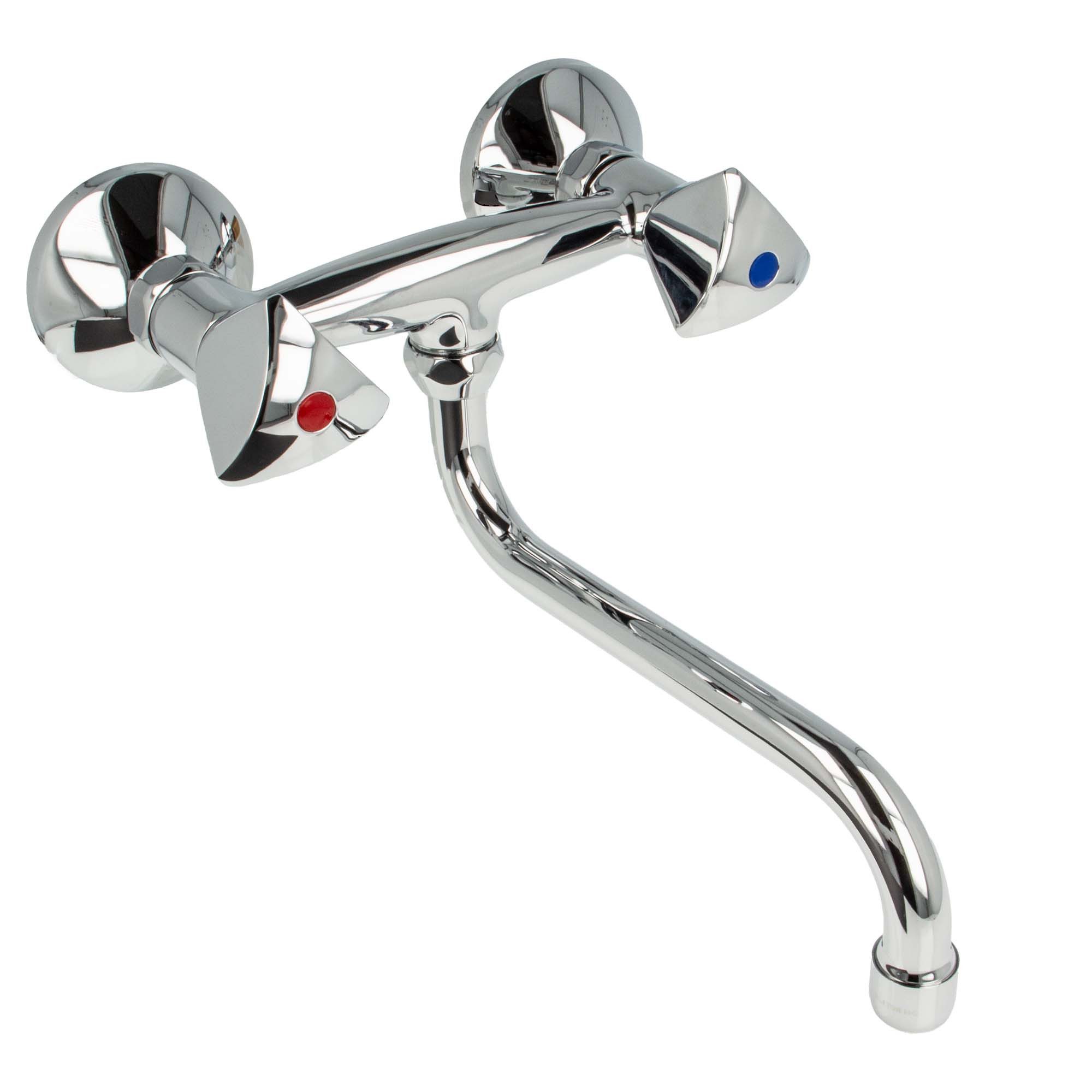 tecuro Küchenarmatur classic line - mit schwenkbarem S-Auslauf 200 mm