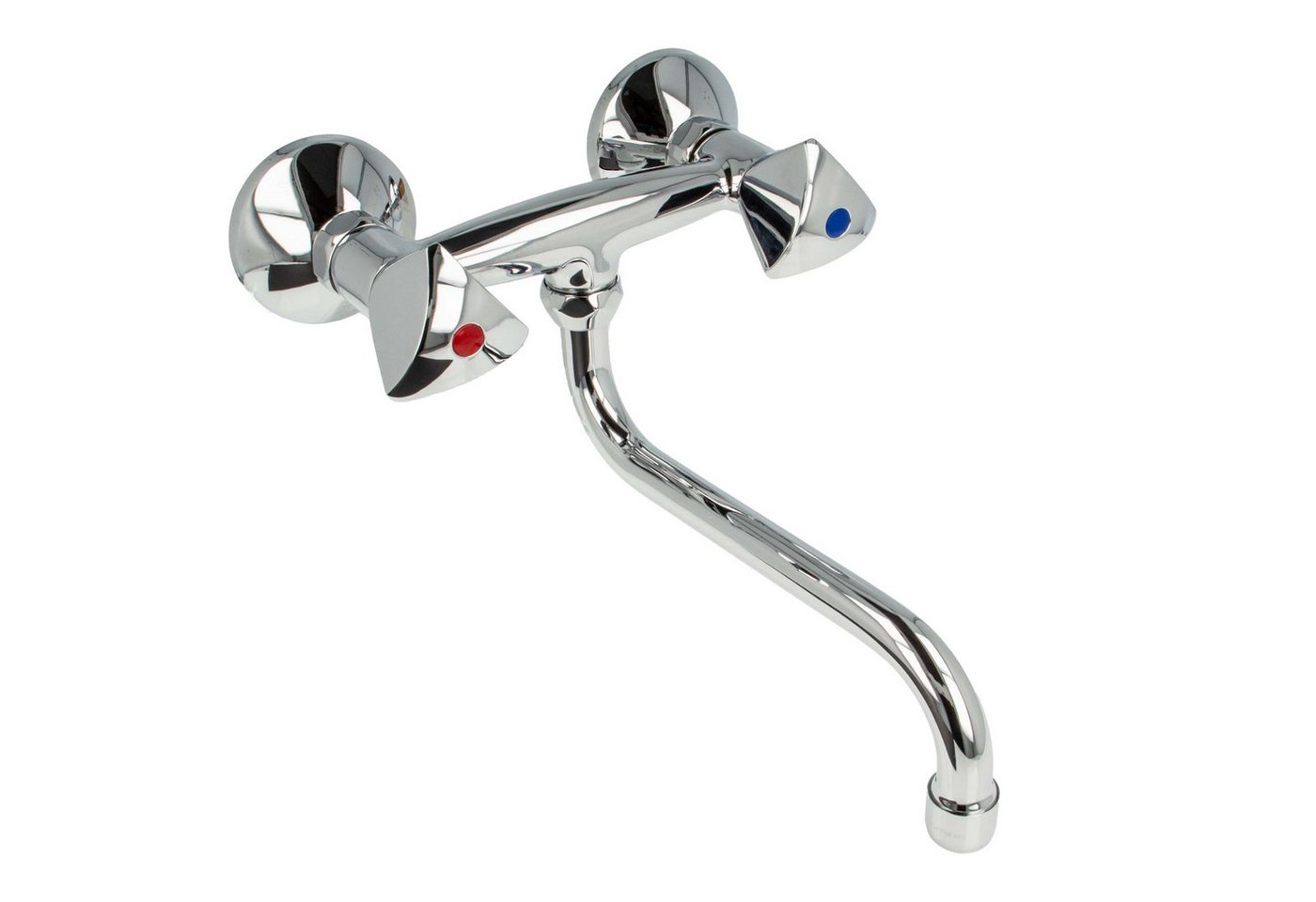 tecuro Küchenarmatur classic line - mit schwenkbarem S-Auslauf 200 mm