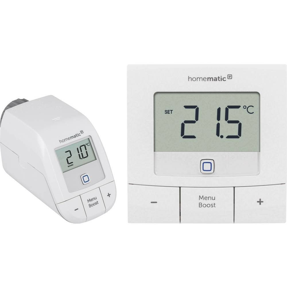 Homematic IP Set: Heizkörperthermostat basic + Wandthermostat Smart-Home Starter-Set | Starter-Sets