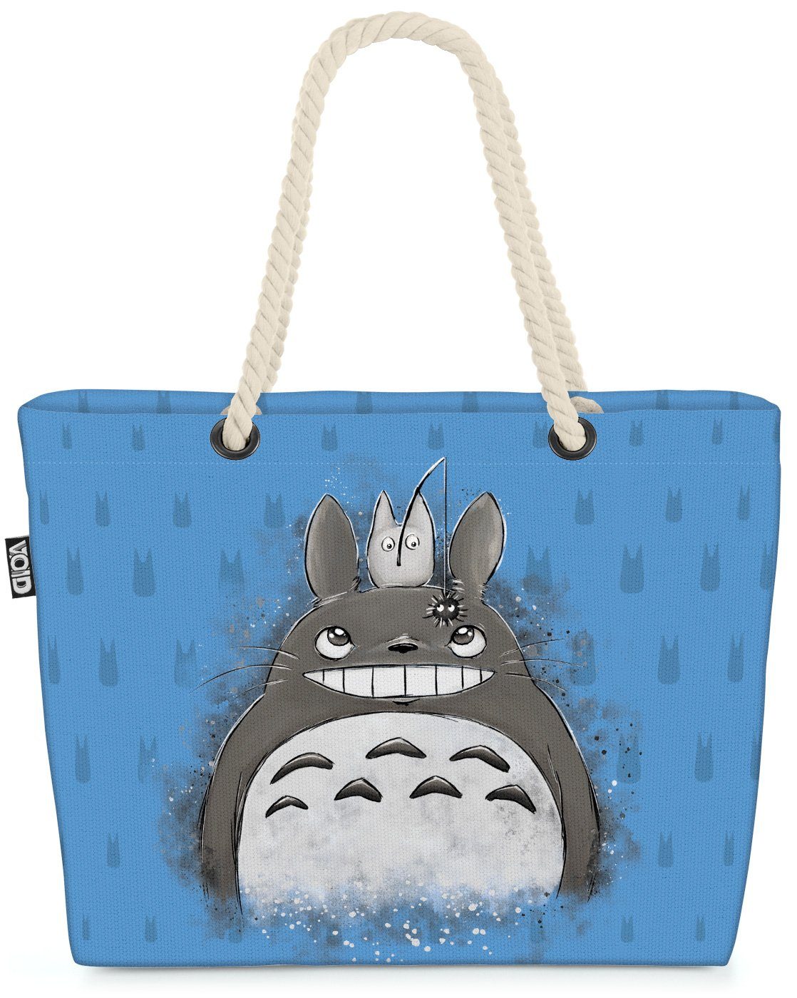 Strandtasche VOID nachbar (1-tlg), mein ghibli Totoro blau anime japan