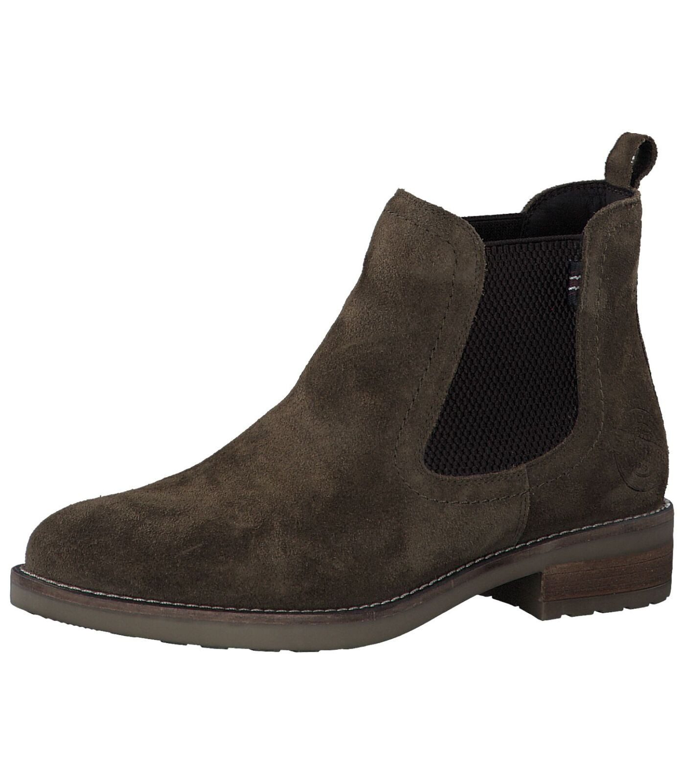 s.Oliver Stiefelette Veloursleder/Textil Stiefelette günstig online kaufen