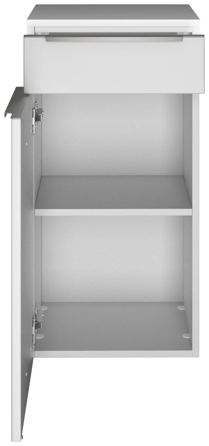 HELD MÖBEL Unterschrank Matera Breite 40 cm, MDF-Fronten weiß mit Softclose-Funktion matten und