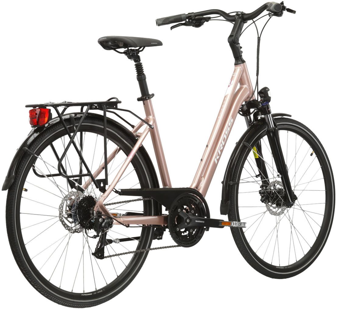 Kross Cityrad Citybike Sentio 4.0, 27 Gang Shimano ACERA T3000 Schaltwerk, Kettenschaltung