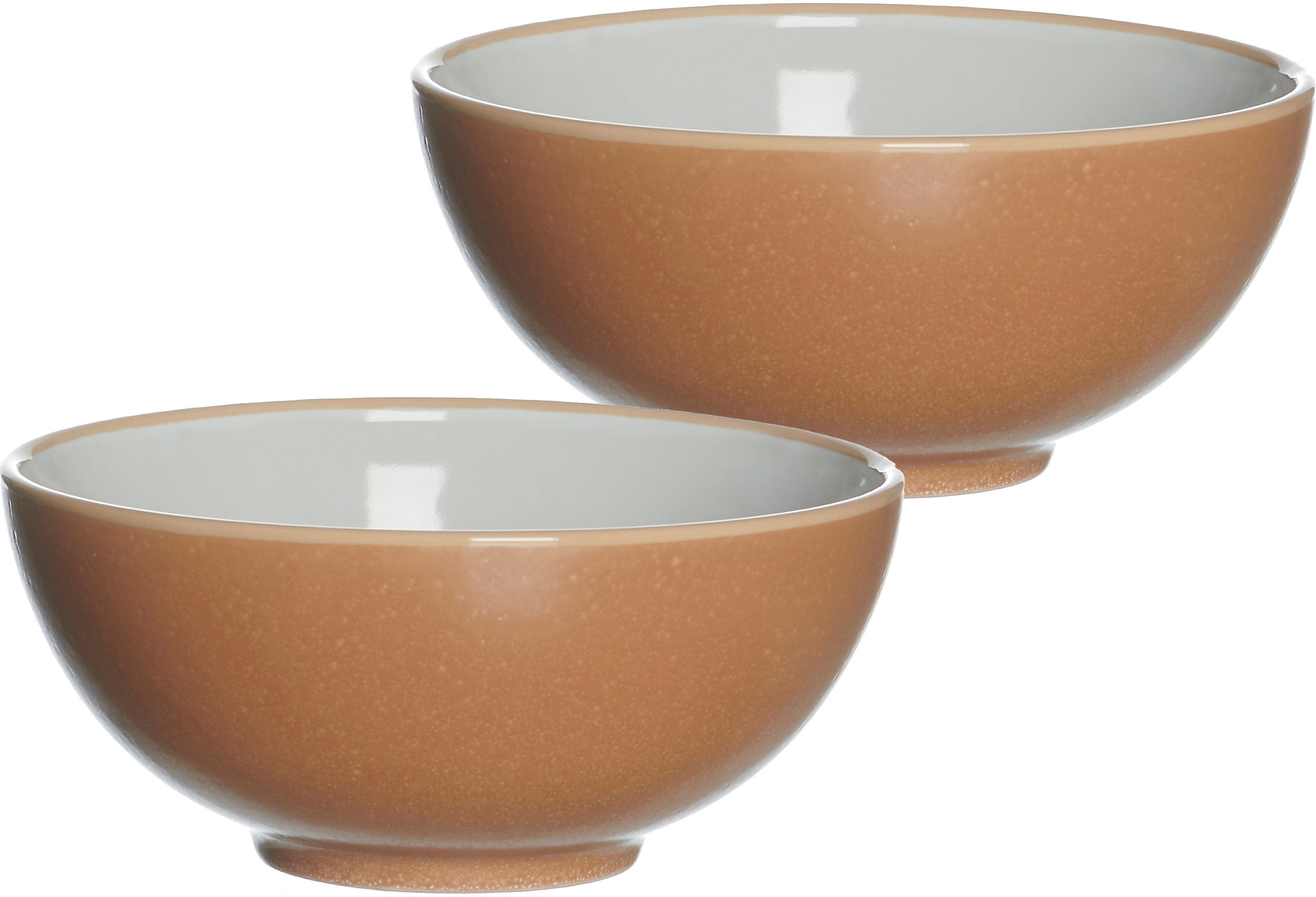 Ritzenhoff & Breker Schale Puebla, Steinzeug, (Set, 2-tlg), Buddha-Bowls, Ø 17,5 cm terra | Schüsseln