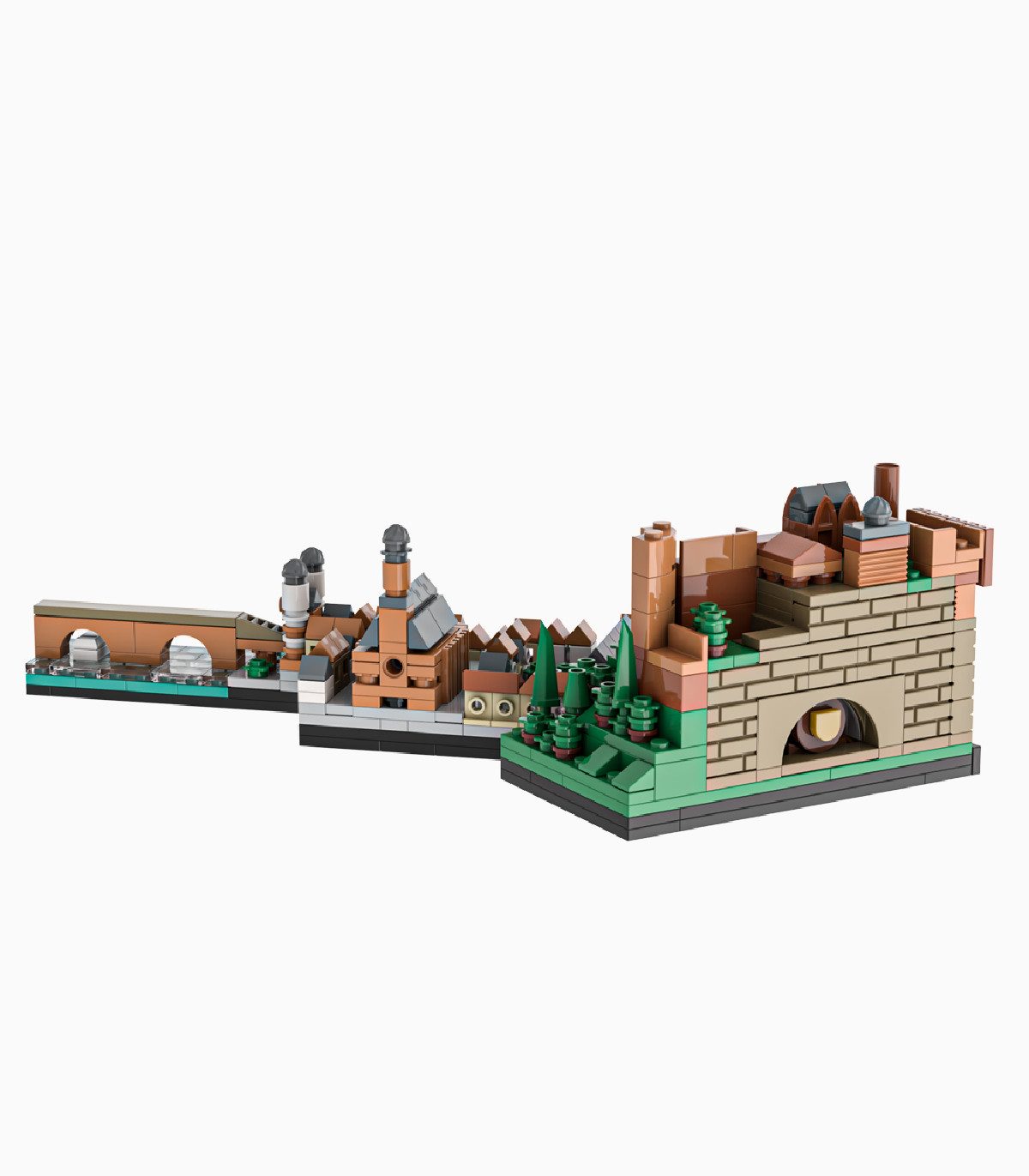 BRYX Heidelberg Skyline Konstruktionsspielsteine, (566 St)