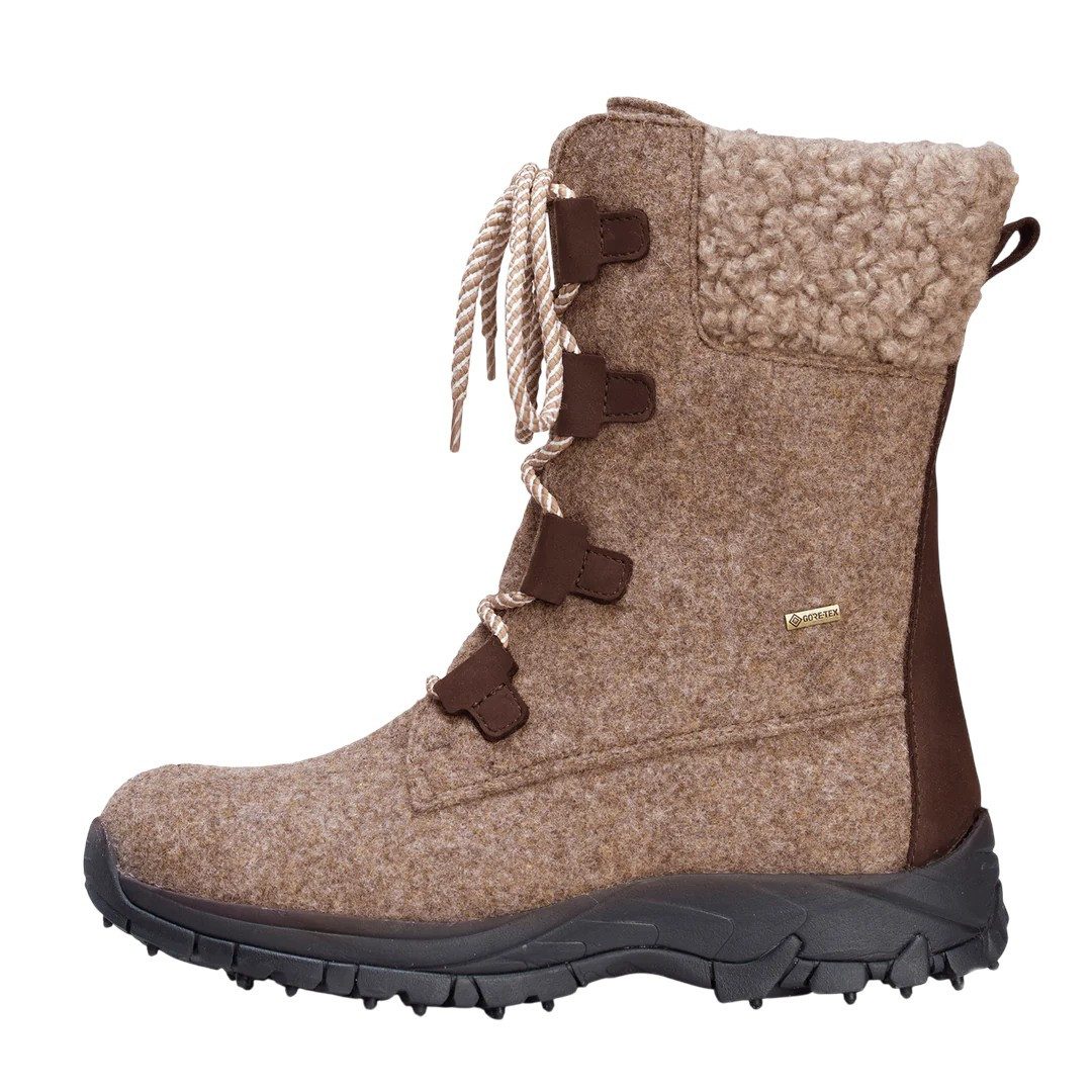 Pomar Riekko GTX (Wollfilz, Spike-Sohle, wasserdicht, extrem warm) sandbrau günstig online kaufen