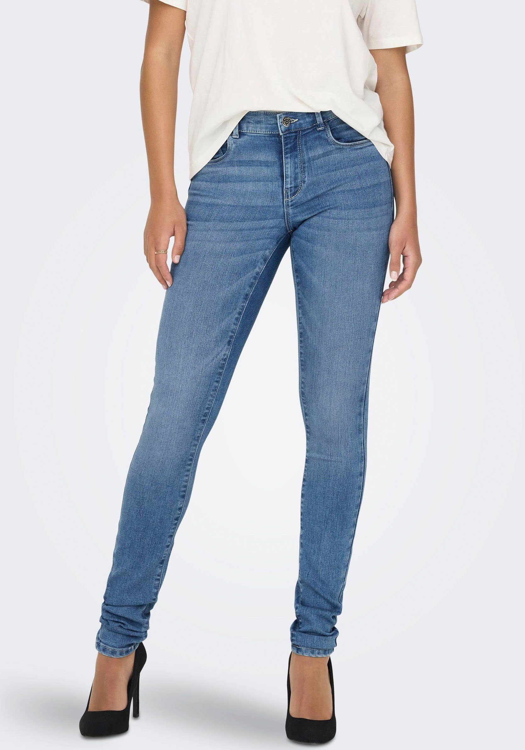 ONLY Skinny-fit-Jeans ONLRAIN LIFE REG SKINNY DNM PIM568