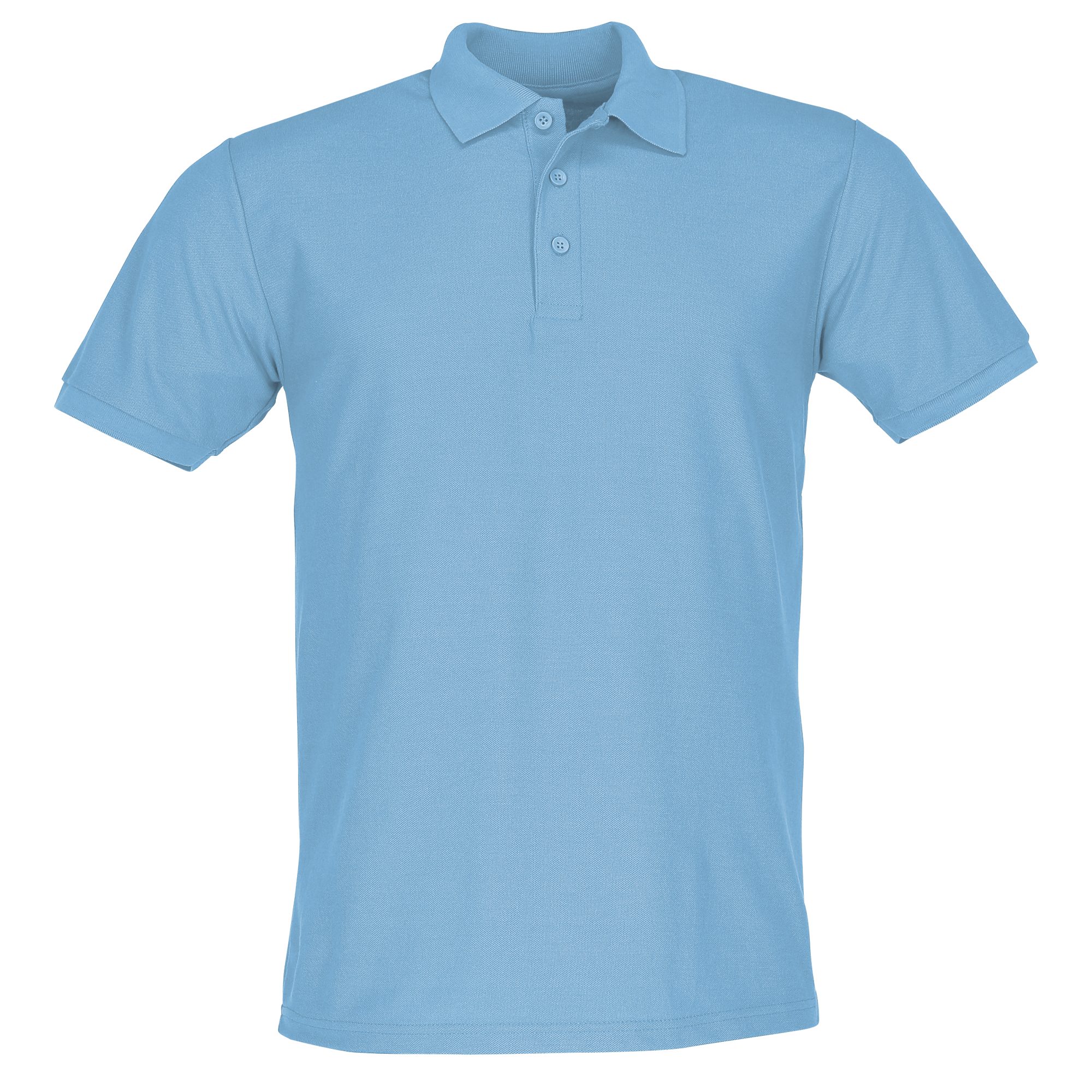 Fruit of the GRATIS + Stoffbeutel MyShirt Loom 65/35 Polo Poloshirt pastellblau