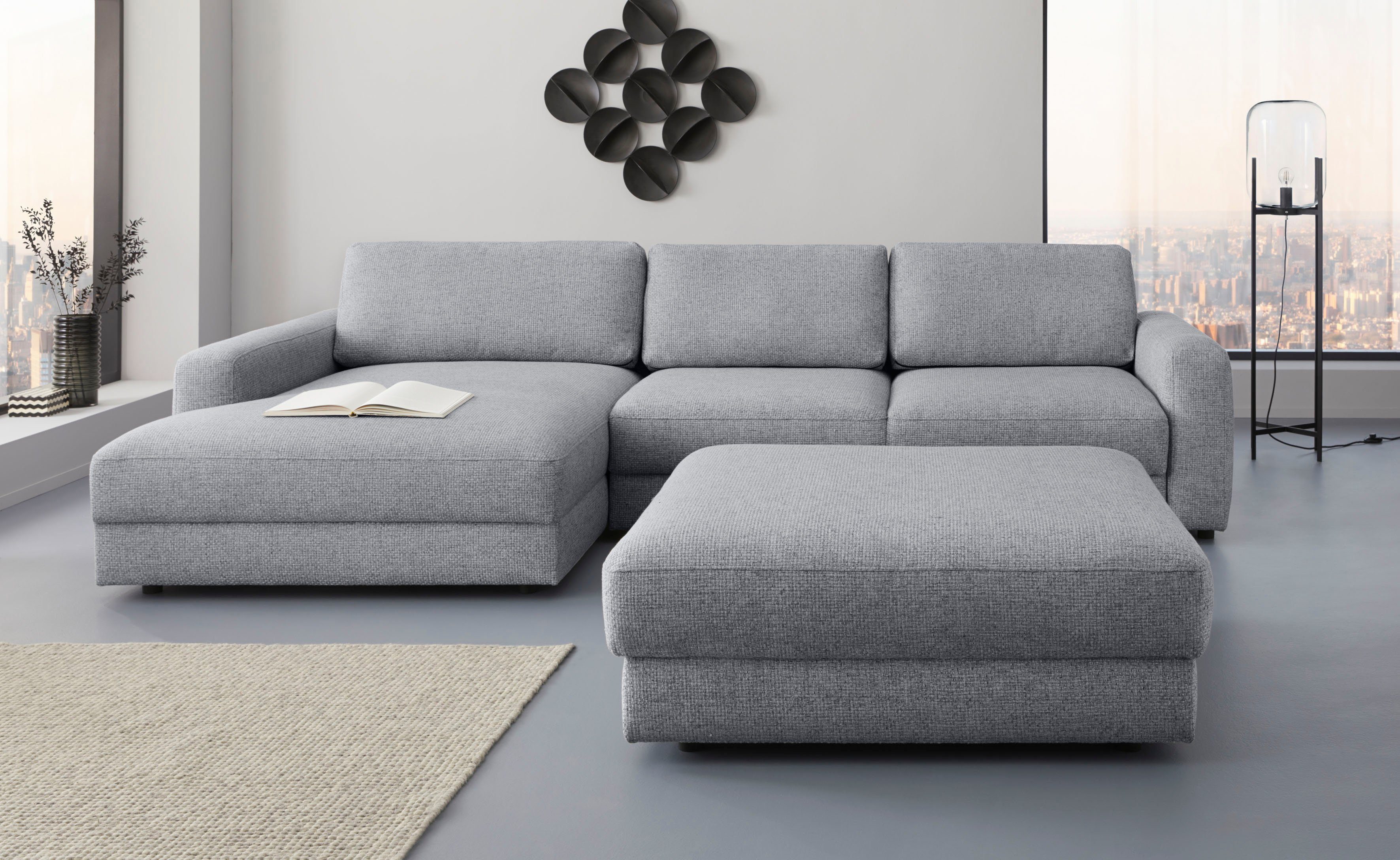 Places of Style Ecksofa "Bloomfield, bequem und elegant, OTTOs Choice, L-Fo günstig online kaufen