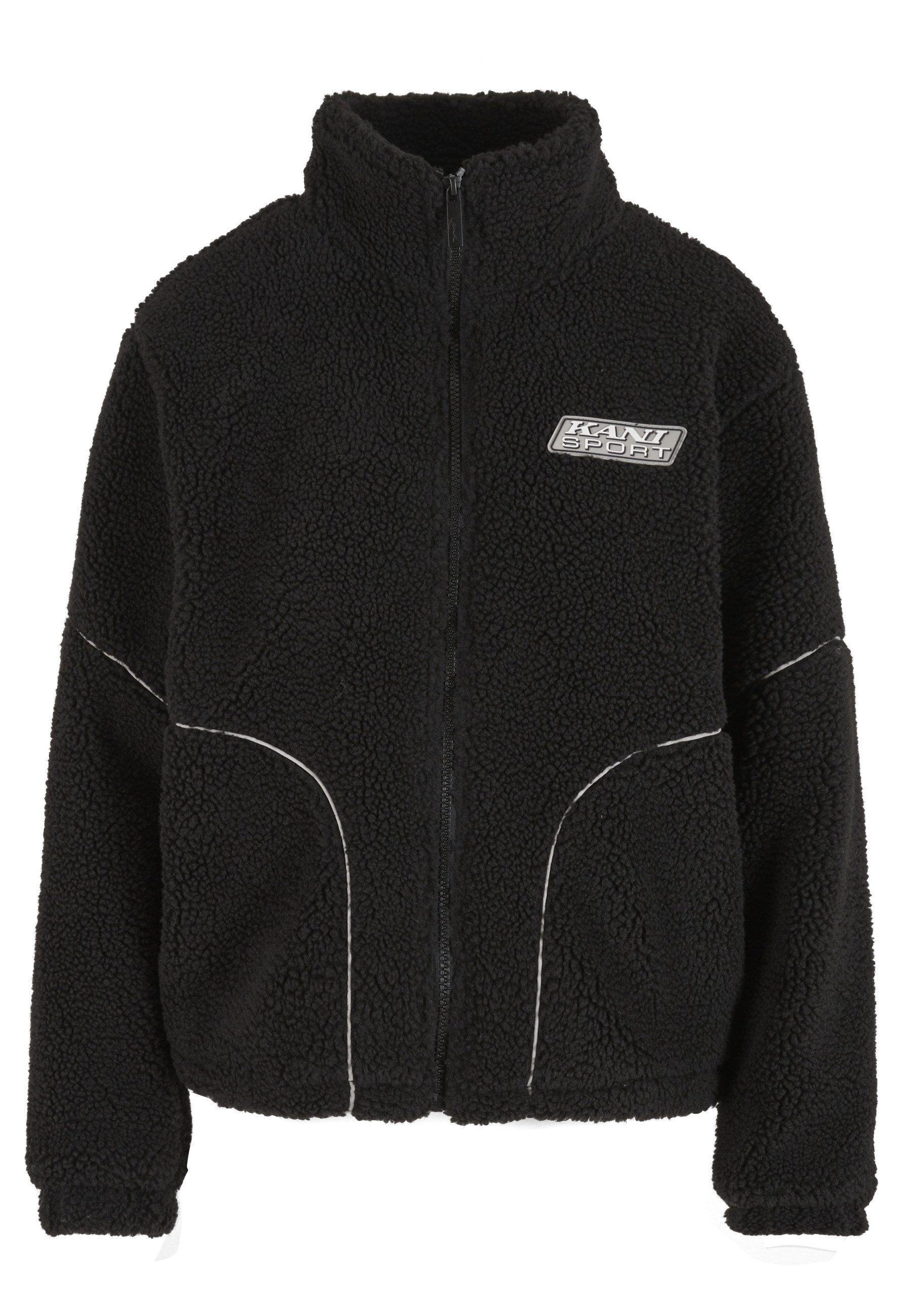 Karl Kani Trainingsjacke Karl Kani Karl Kani Sport Patch Teddy Block Trackjacket (1-St)