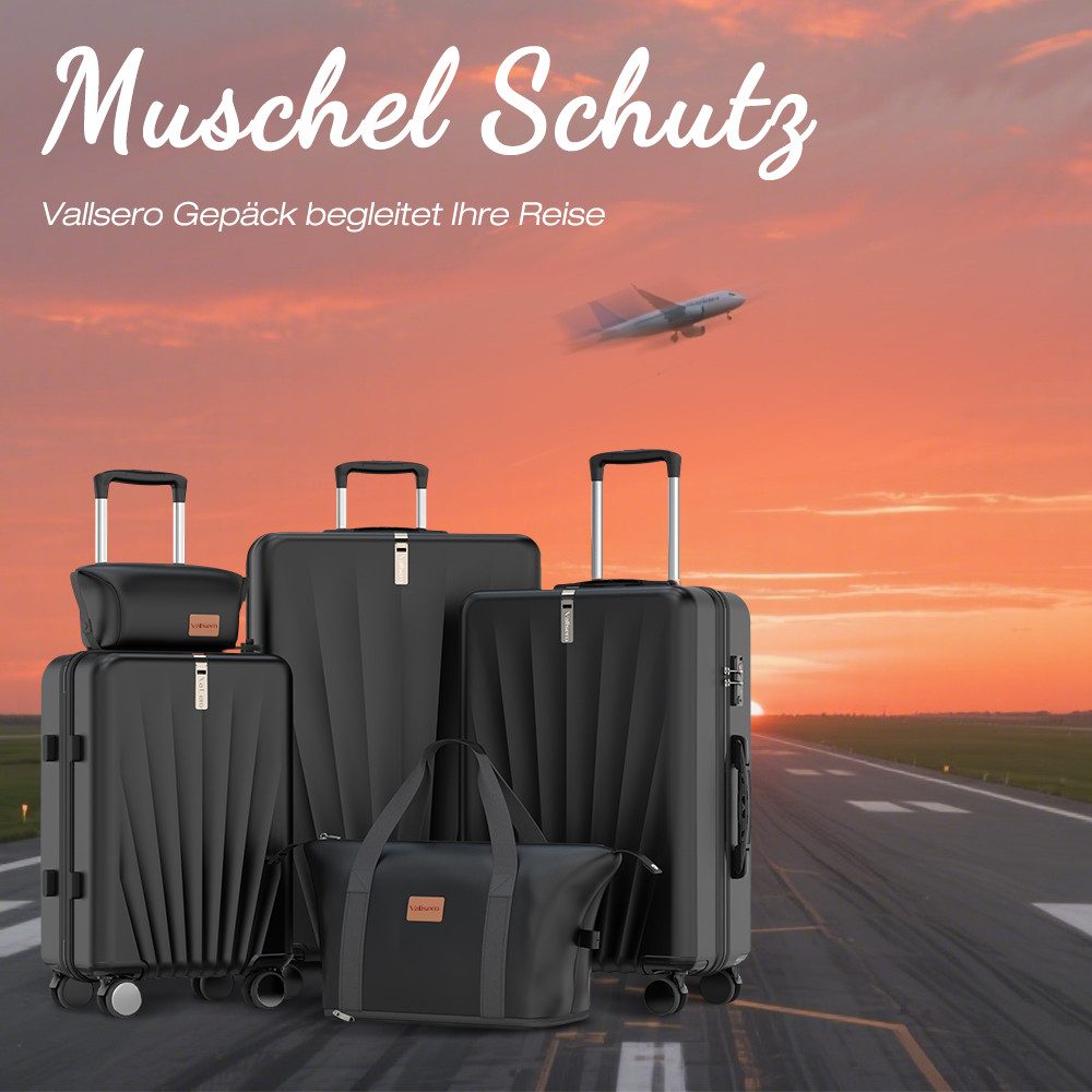 VALLSERO Trolleyset M-L-XL-Set, Gepäck mit Kosmetiktasche, günstig online kaufen