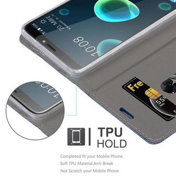 Cadorabo Handyhülle HTC Desire 12 PLUS HTC Desire 12 PLUS, Klappbare Handy Schutzhülle - Hülle - mit Standfunktion und Kartenfach
