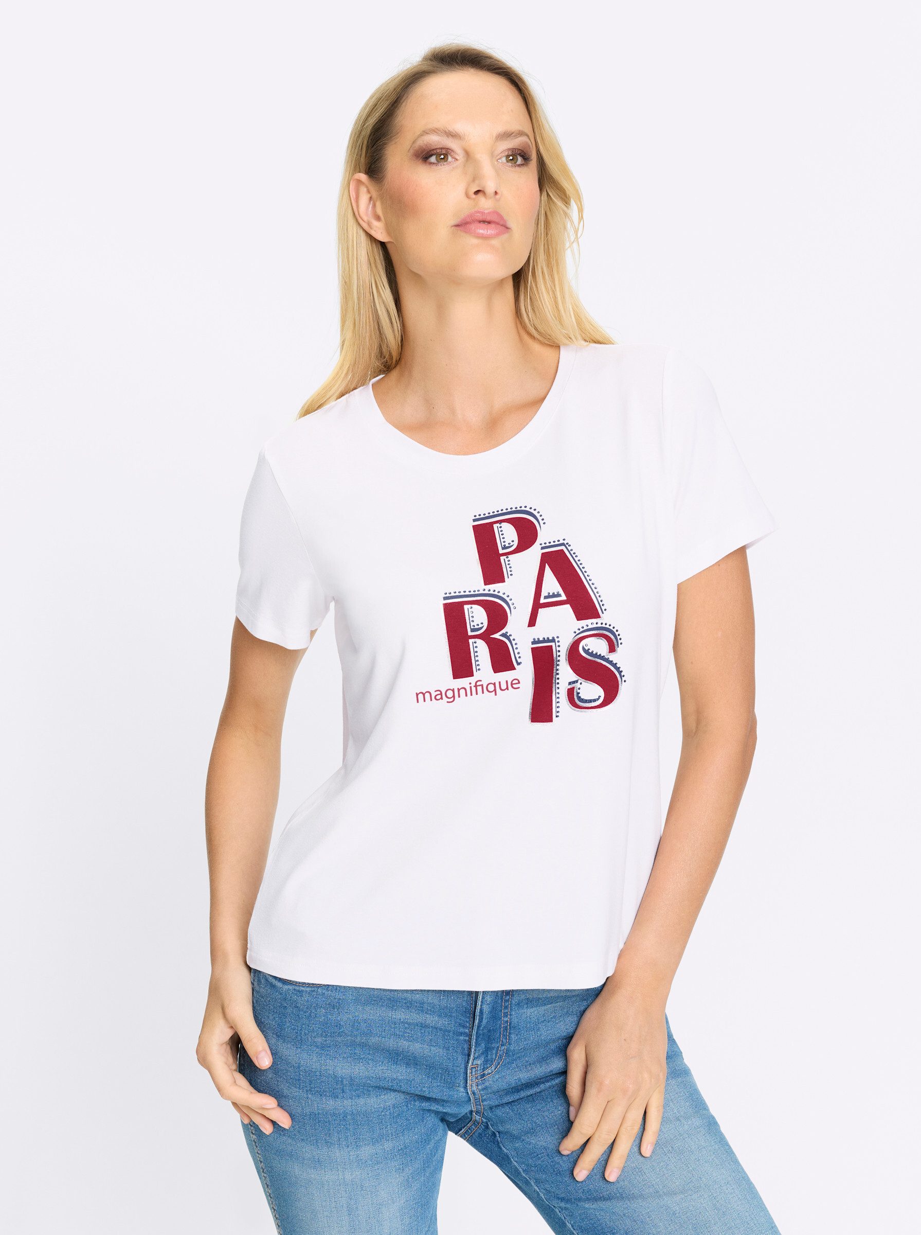 heine T-Shirt Shirt Kurzarm