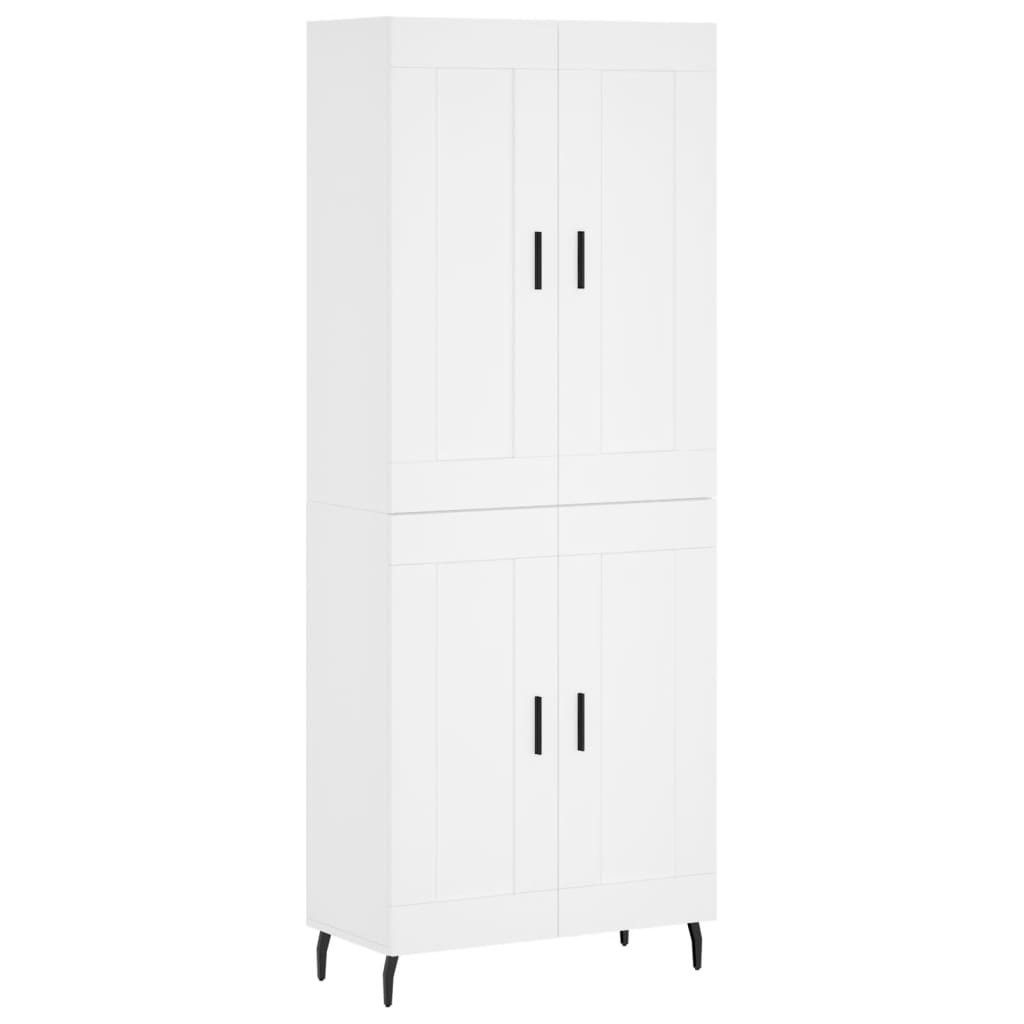 vidaXL Highboard Highboard Weiß 69,5x34x180 cm günstig online kaufen