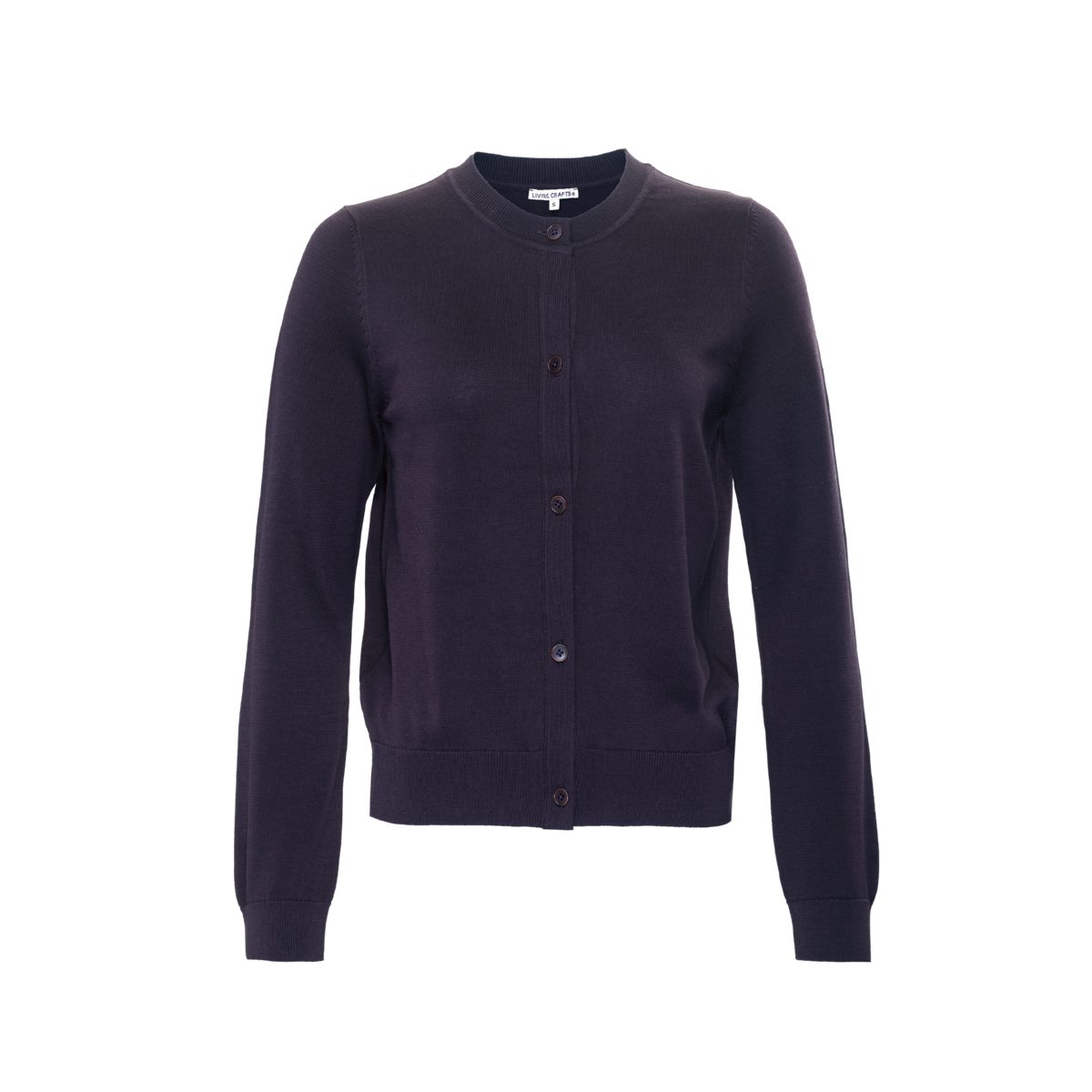 LIVING CRAFTS Strickjacke SCARA GOTS zertifiziert
