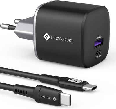 NOVOO Laptop-Ladegerät (USB-C und USB-A Anschluss mit 67W)