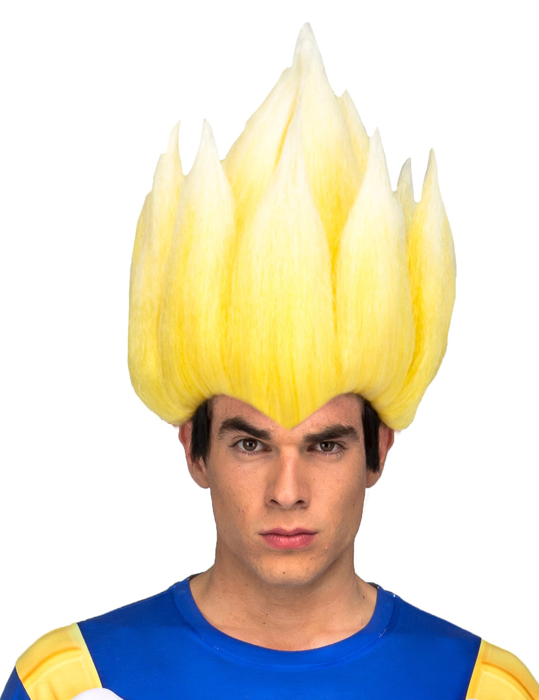 Kostüm Dragon Ball-Perücke Super Saiyajin Vegeta