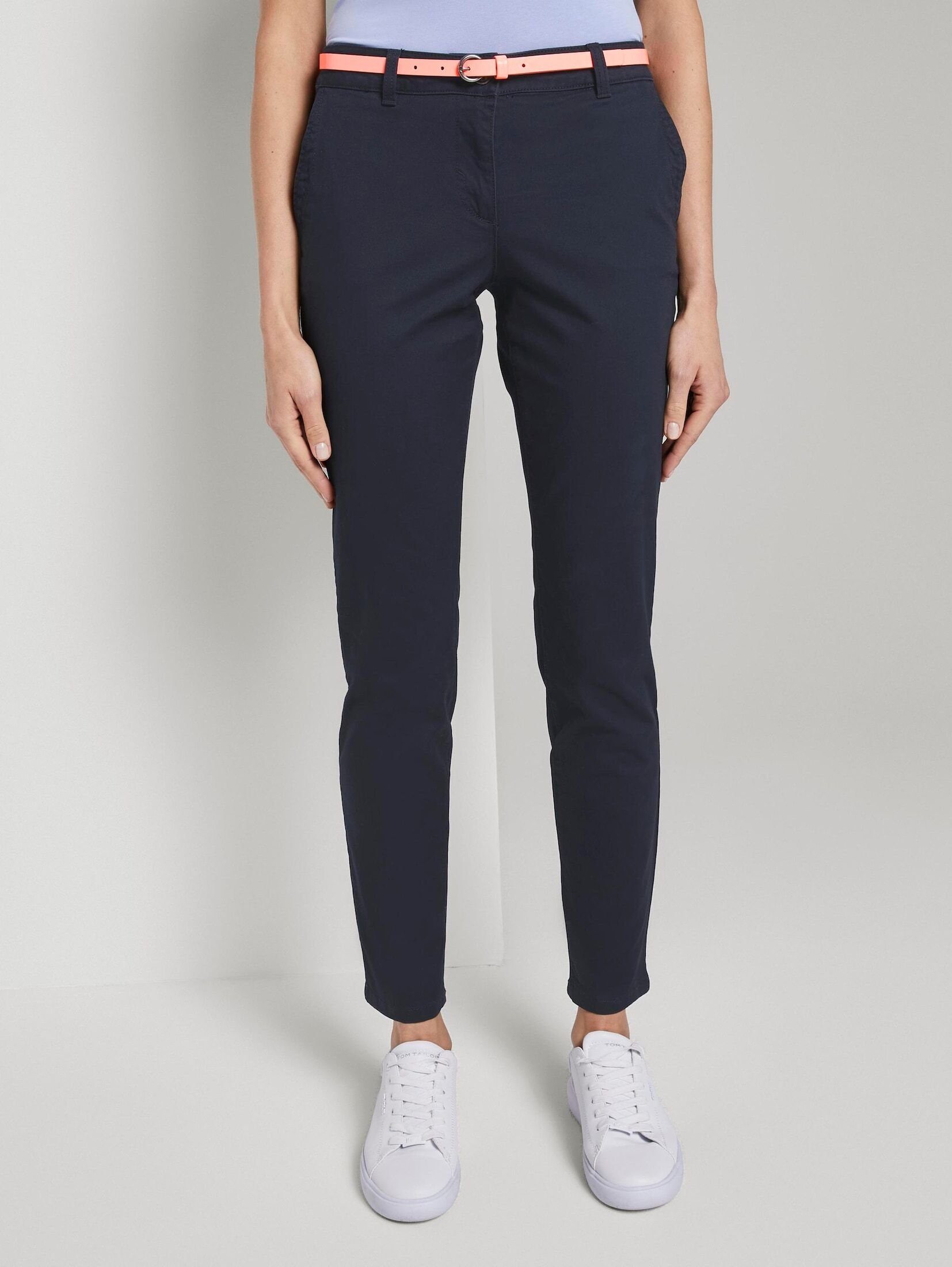 TOM TAILOR Culotte Schlichte Chino mit Gürtel