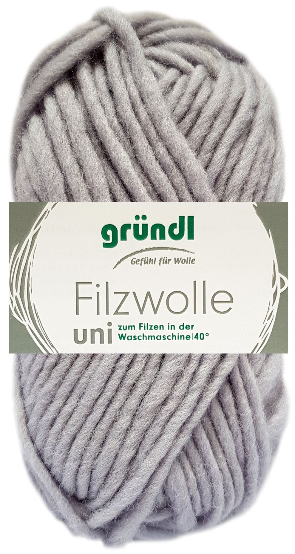 Gründl 50 Gramm Gründl Wolle Filzwolle Uni Farbauswahl Bastelgarn