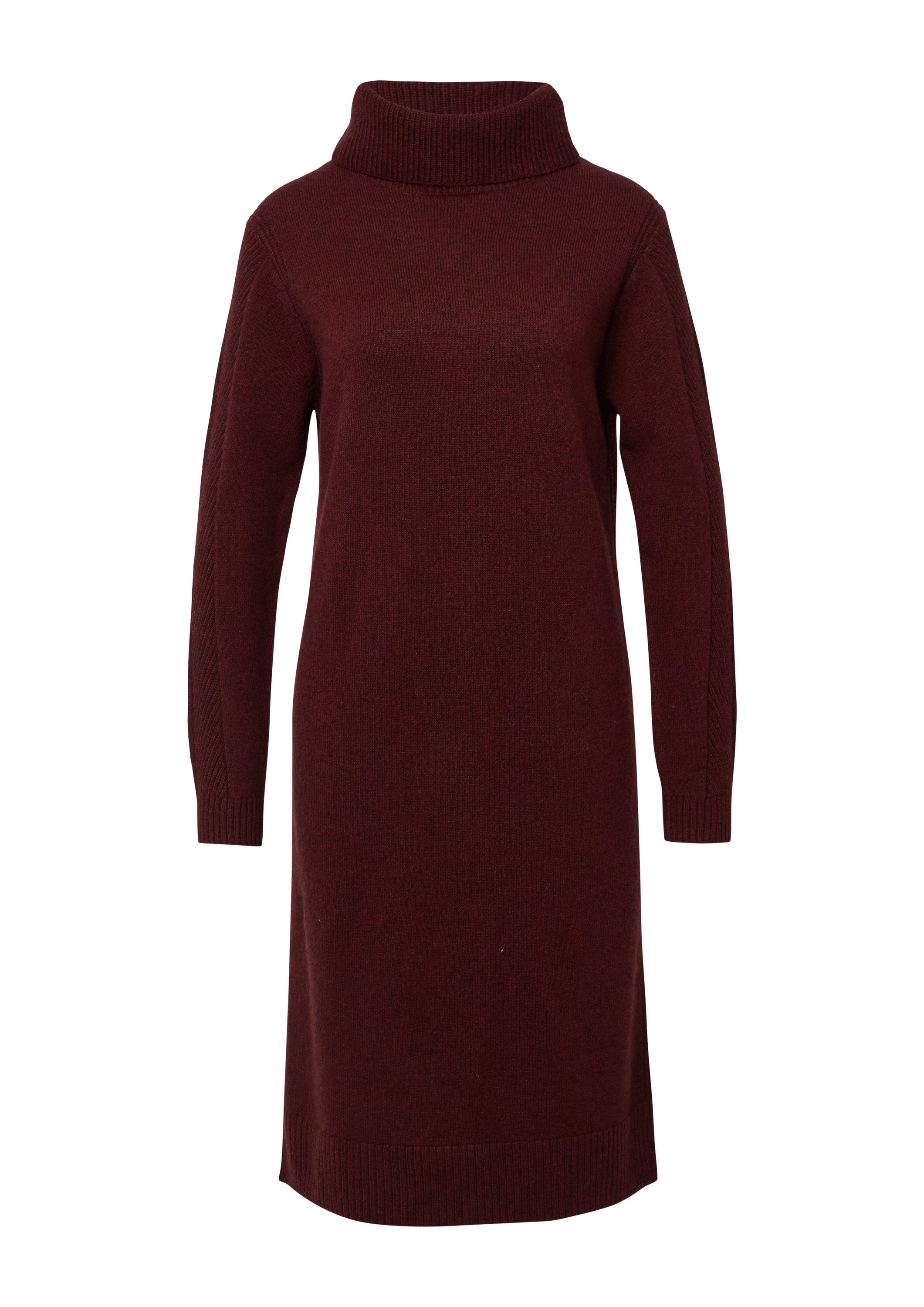 s.Oliver Midikleid Kleid Gestricktes Midikleid mit günstig online kaufen
