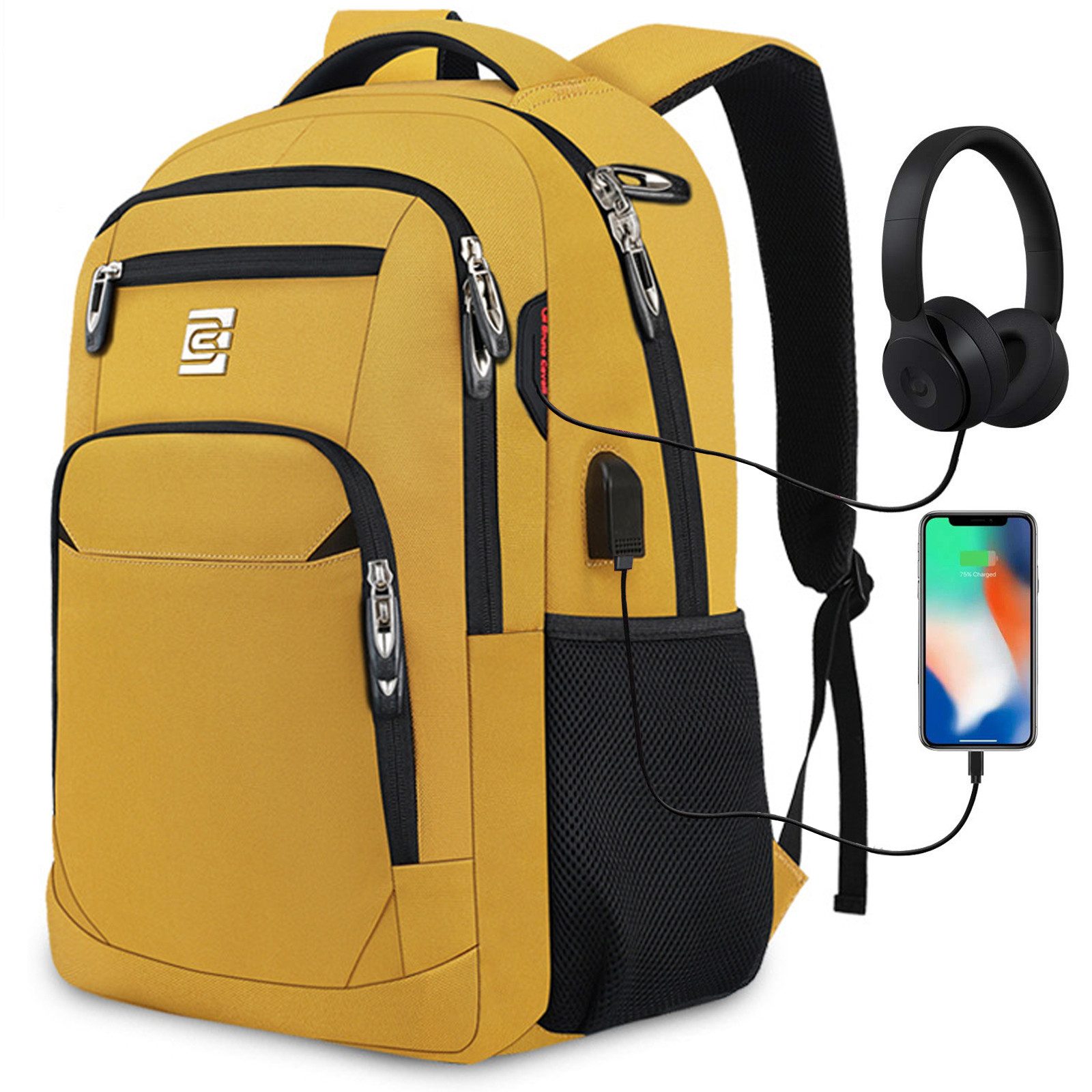 Laptoprucksack Laptop Rucksack Rucksäcke Schulrucksack Wasserbeständig Laptoptasche