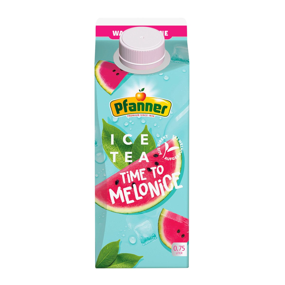 Pfanner Tee, Pfanner Ice Tea Wassermelone Eistee Teegetränk Packung 750ml