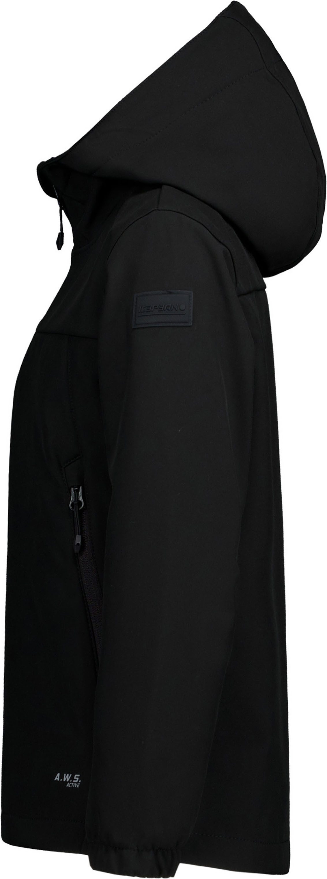 Icepeak Softshelljacke ICEPEAK KONAN JR mit Reißverschlusstaschen, atmungsaktiv, schnell trocknend, winddicht