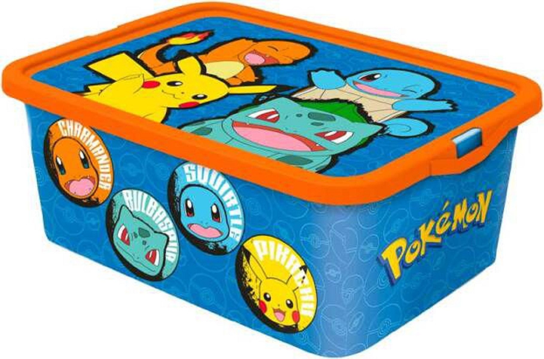 POKÉMON Aufbewahrungsbox Spielzeug-Click Box Ideale Aufbewahrungslösung für Spielzeug