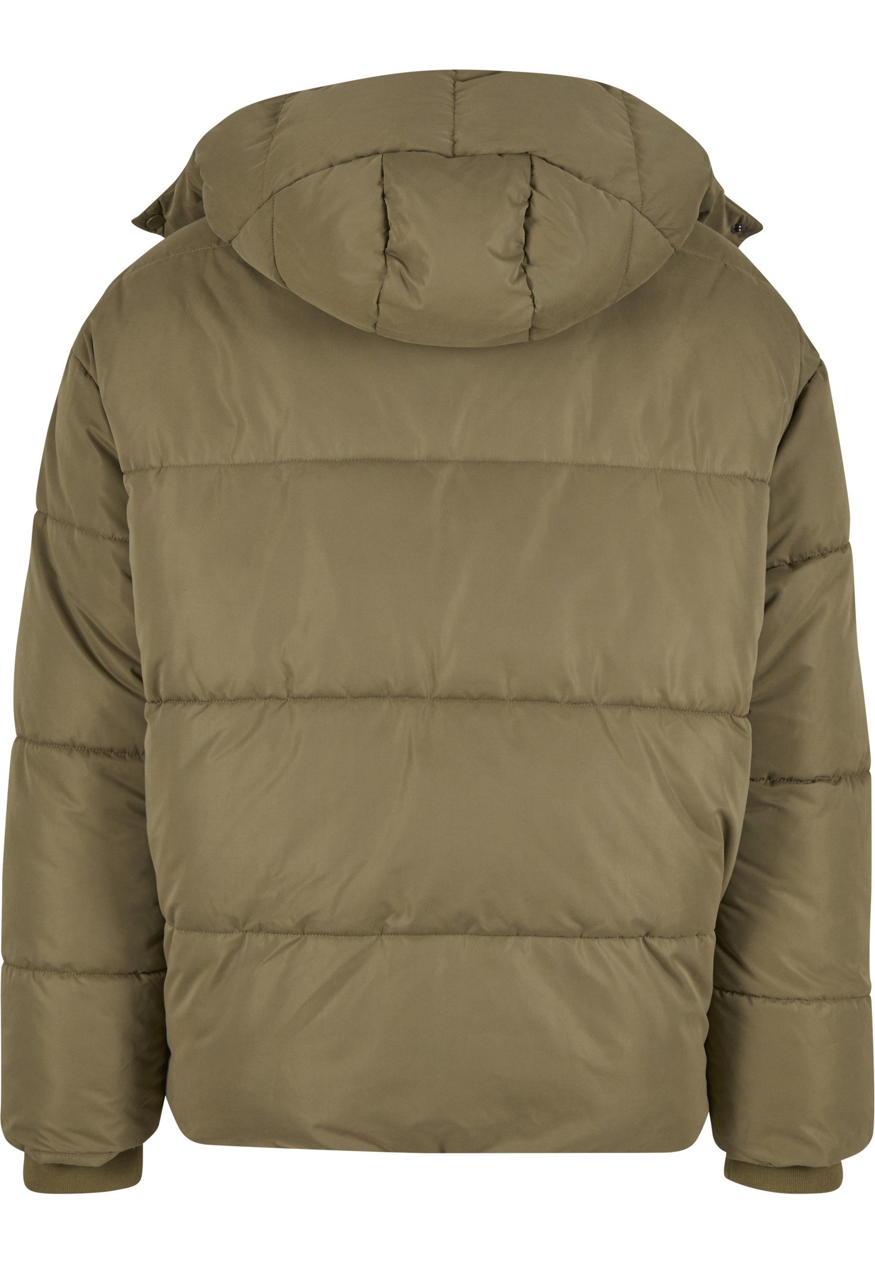 URBAN CLASSICS Winterjacke Urban Classics Puffer Jacket With Flap Hood (1-St)