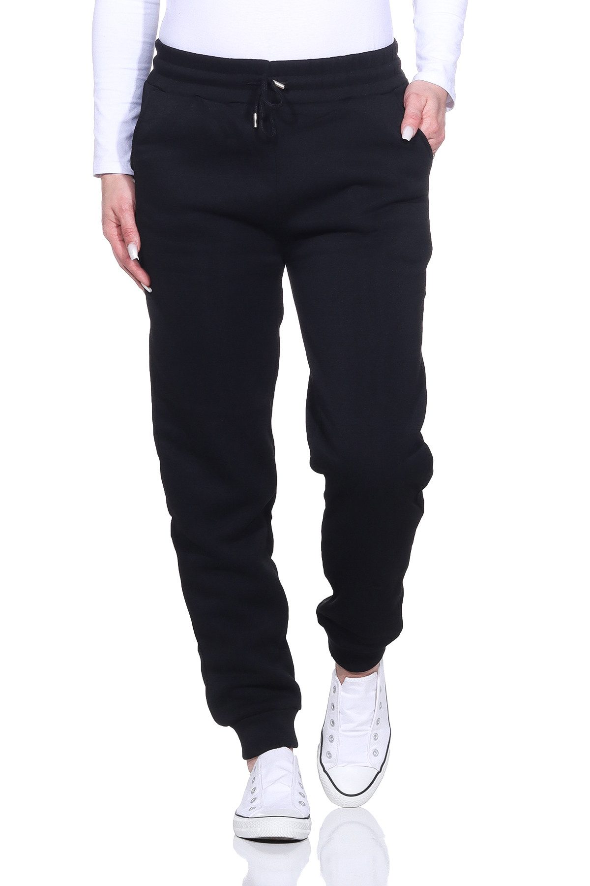 Aurela Damenmode Jogginghose Sporthose für Damen warm gefütterte Haushose i günstig online kaufen