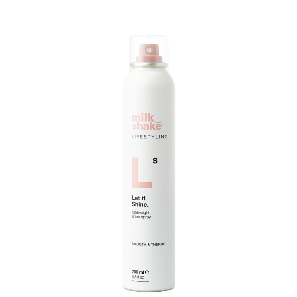 Milk Shake Haarfestiger, Let It Shine, Haarspray, Smooth & Thermo, leichter Halt, 200 ml
