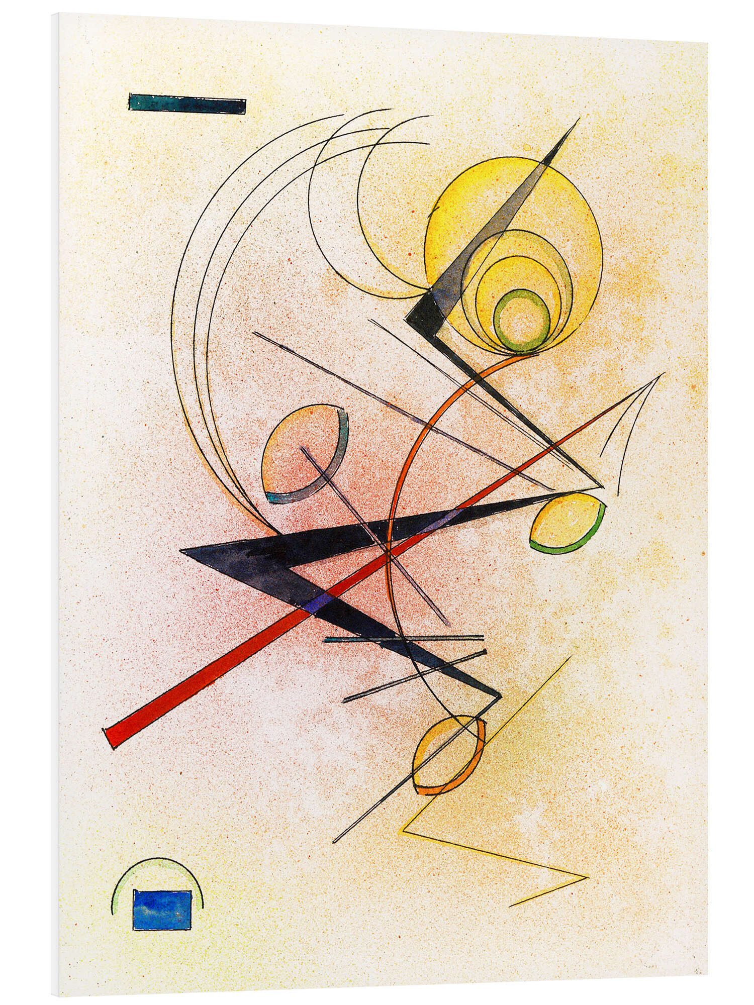 Posterlounge Forex-Bild Wassily Kandinsky, Kleines Warm, Malerei
