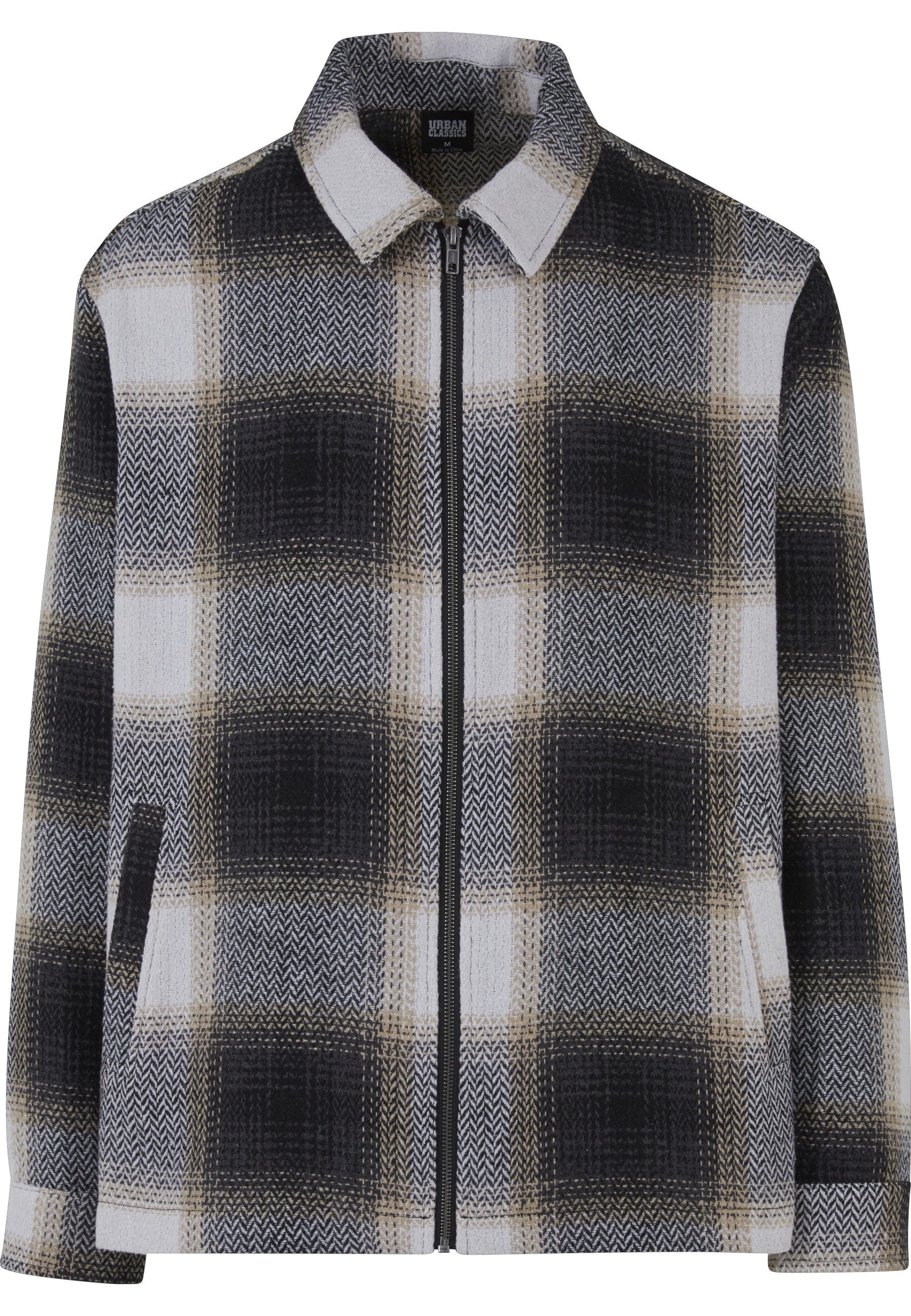 URBAN CLASSICS Allwetterjacke Urban Classics Herren Zipped Shirt Jacket (1-St)