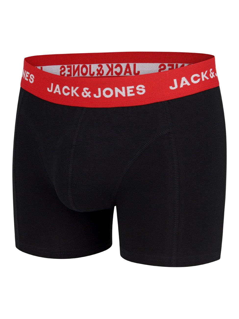 Jack Retroshorts 6er Jones Basic Trunks Pack 3 & mit 6-St) Stretch Herren Pack (Vorteilspack, Boxershorts Unterhosen