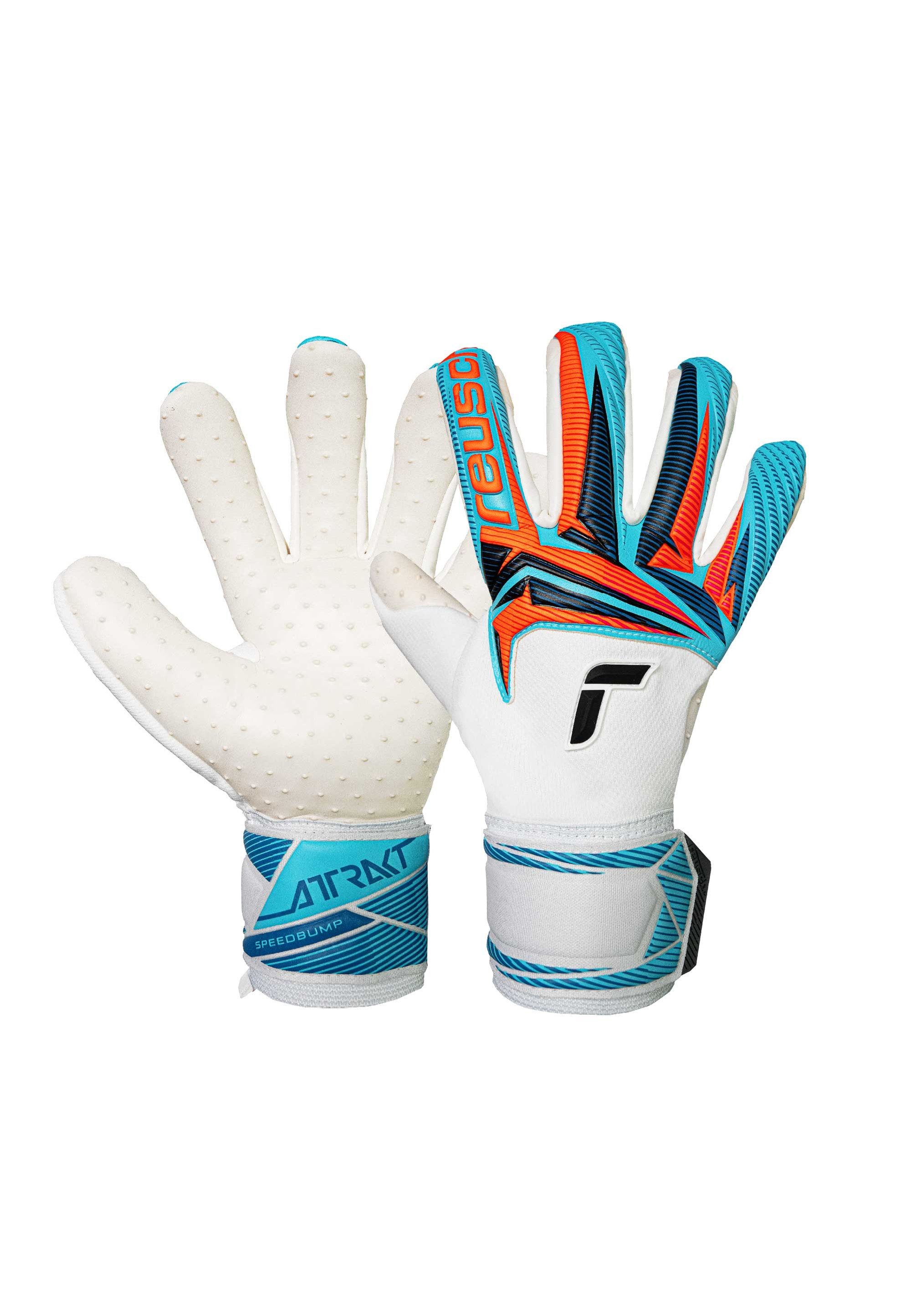 Reusch Torwarthandschuhe Attrakt SpeedBump mit 3D-Latex-Noppen auf der Innenhand