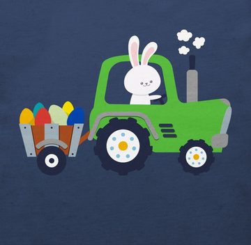 Shirtracer T-Shirt Traktor Hase Ostereier Ostergeschenke