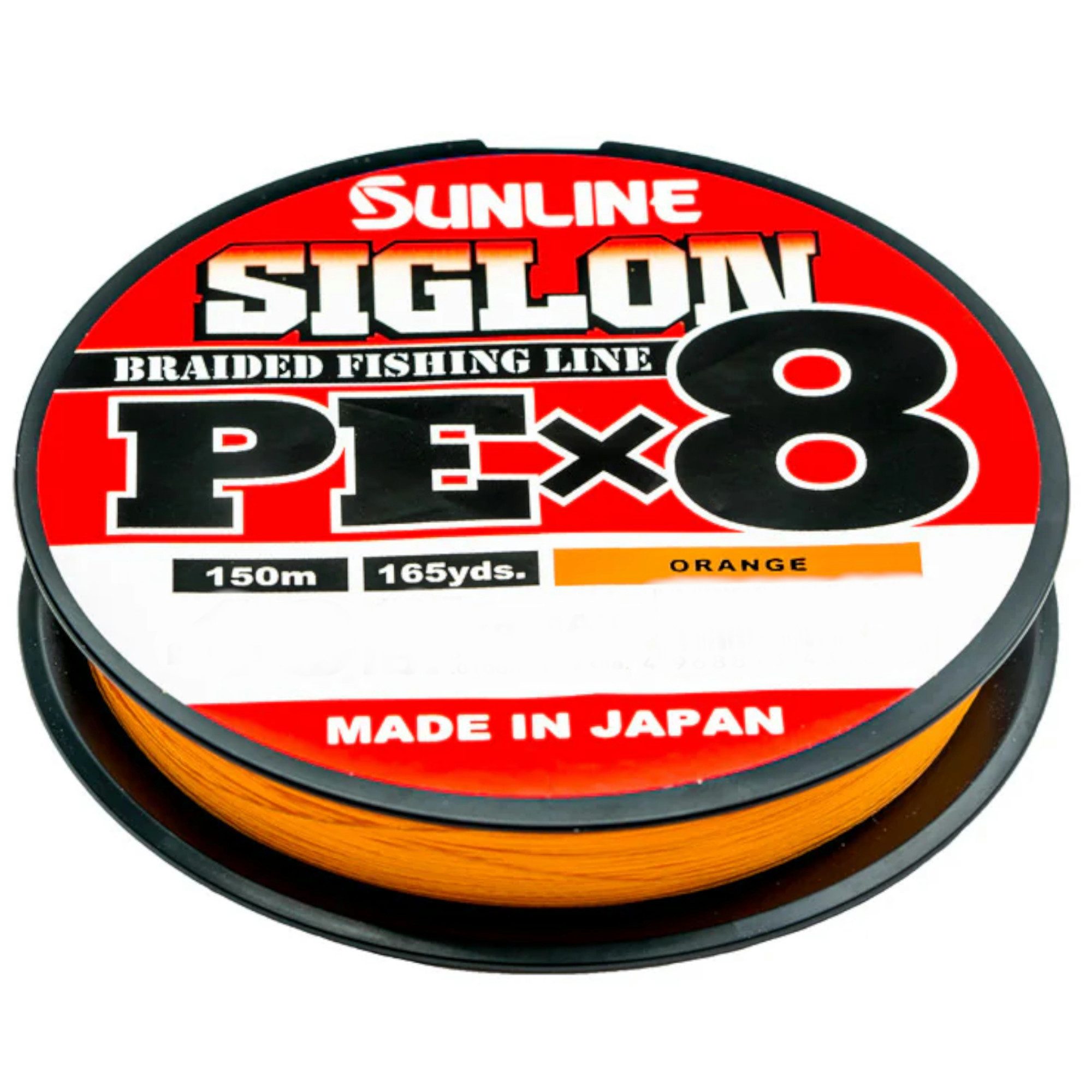 Sunline Angelschnur Siglon Pe X8 5 Lb/ 2,3 Kg Orange, (150-St)