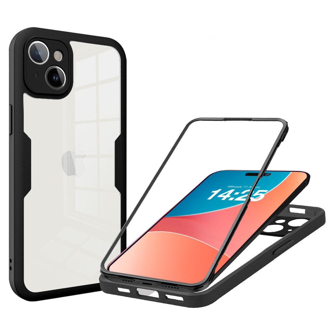 Handyhülle 360 Grad Hülle für Apple iPhone 15