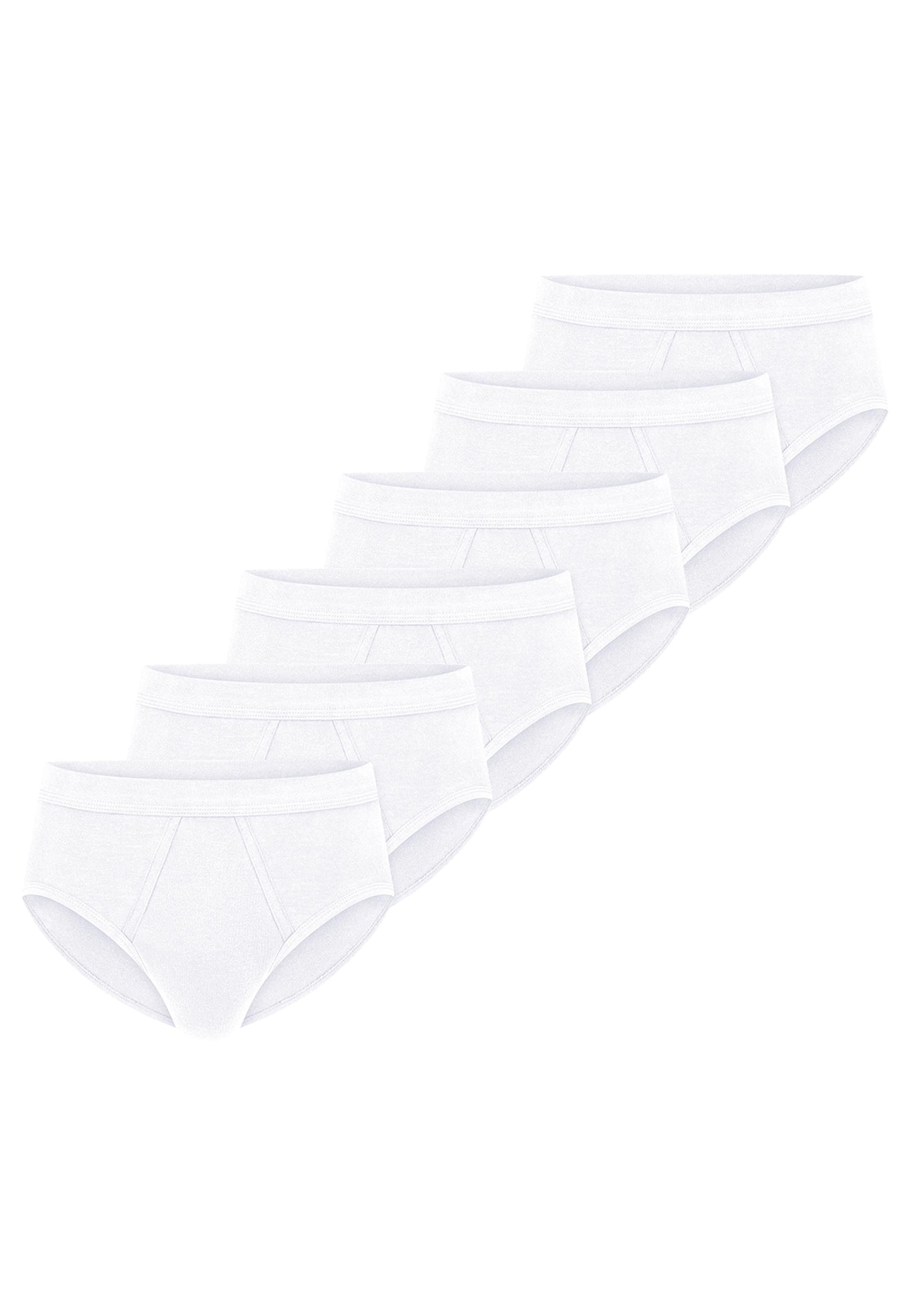 Slip 6er Pack Cotton Essentials Feinripp