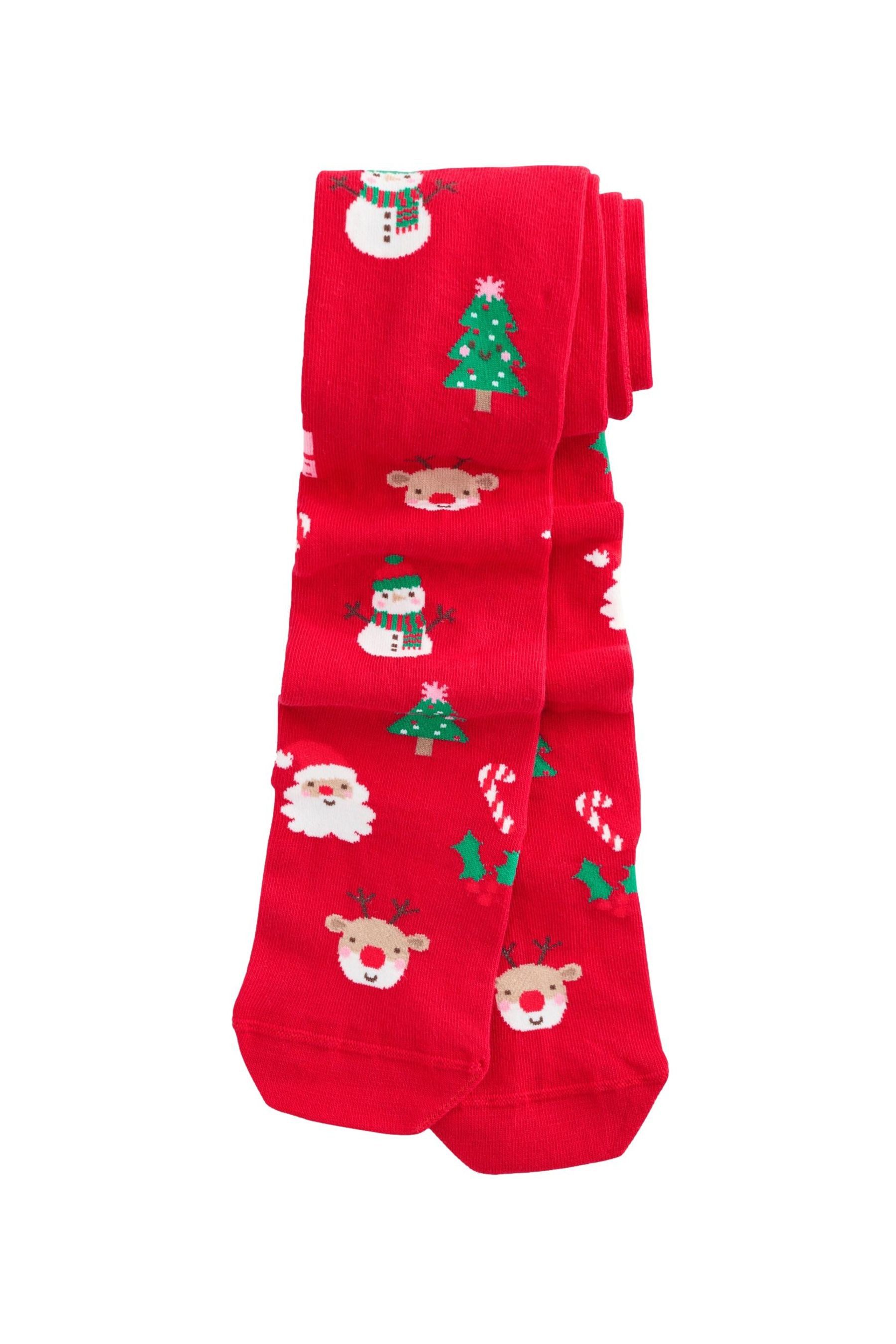 Next Strumpfhose Weihnachtsstrumpfhose mit hohem Baumwollanteil (1 St)